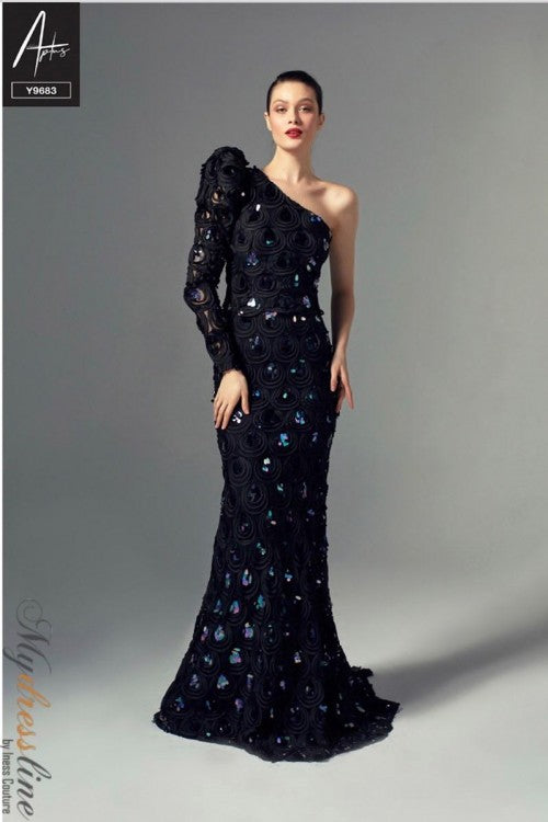 blue dinner dresses for ladies Royal Blue Mermaid Prom Dresses with Train,Simple Cheap Evening Dresses  APD3197 main image 0