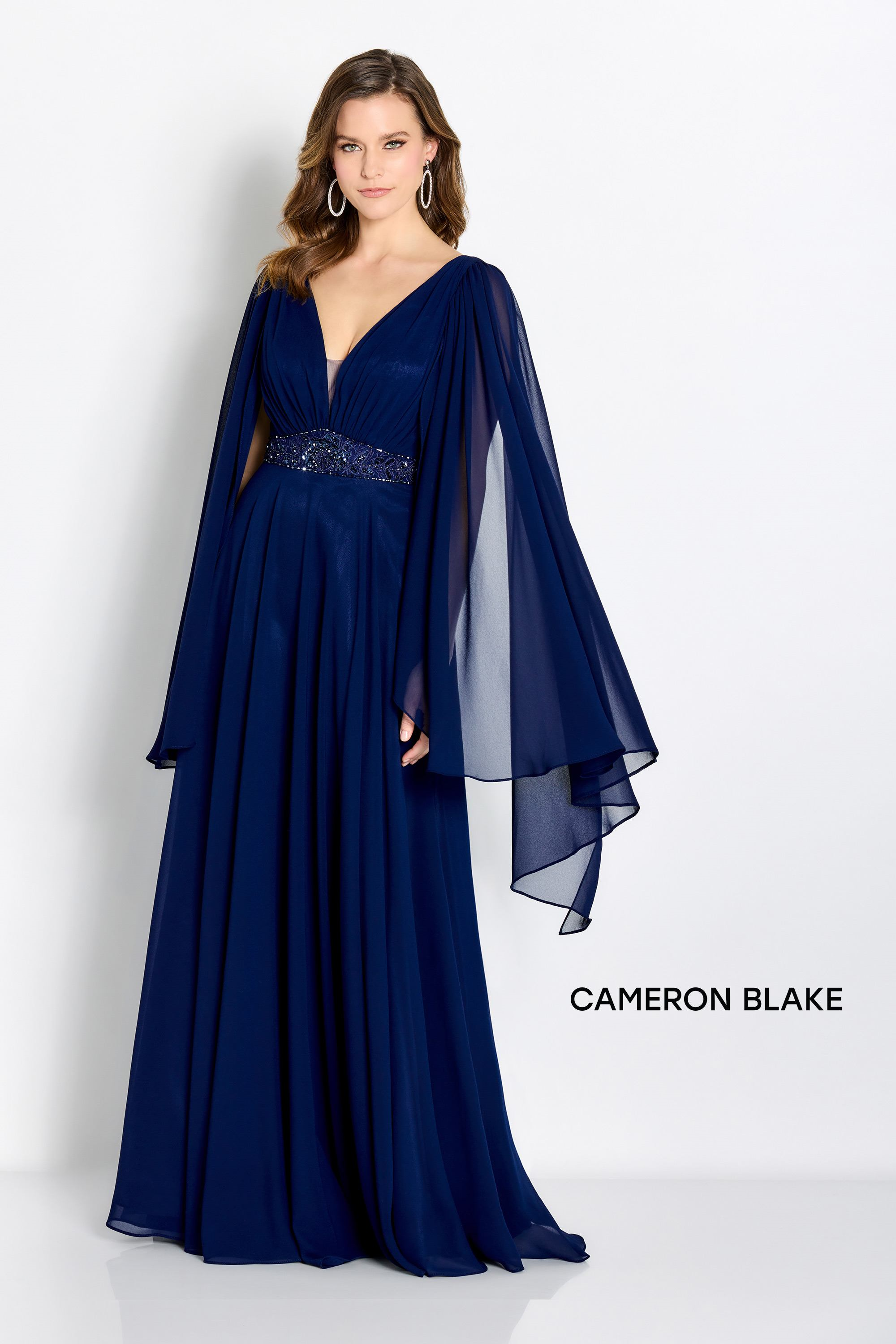 cameron blake navy blue dress Cameron Blake 116659 Cherry Tree Lane Bridal