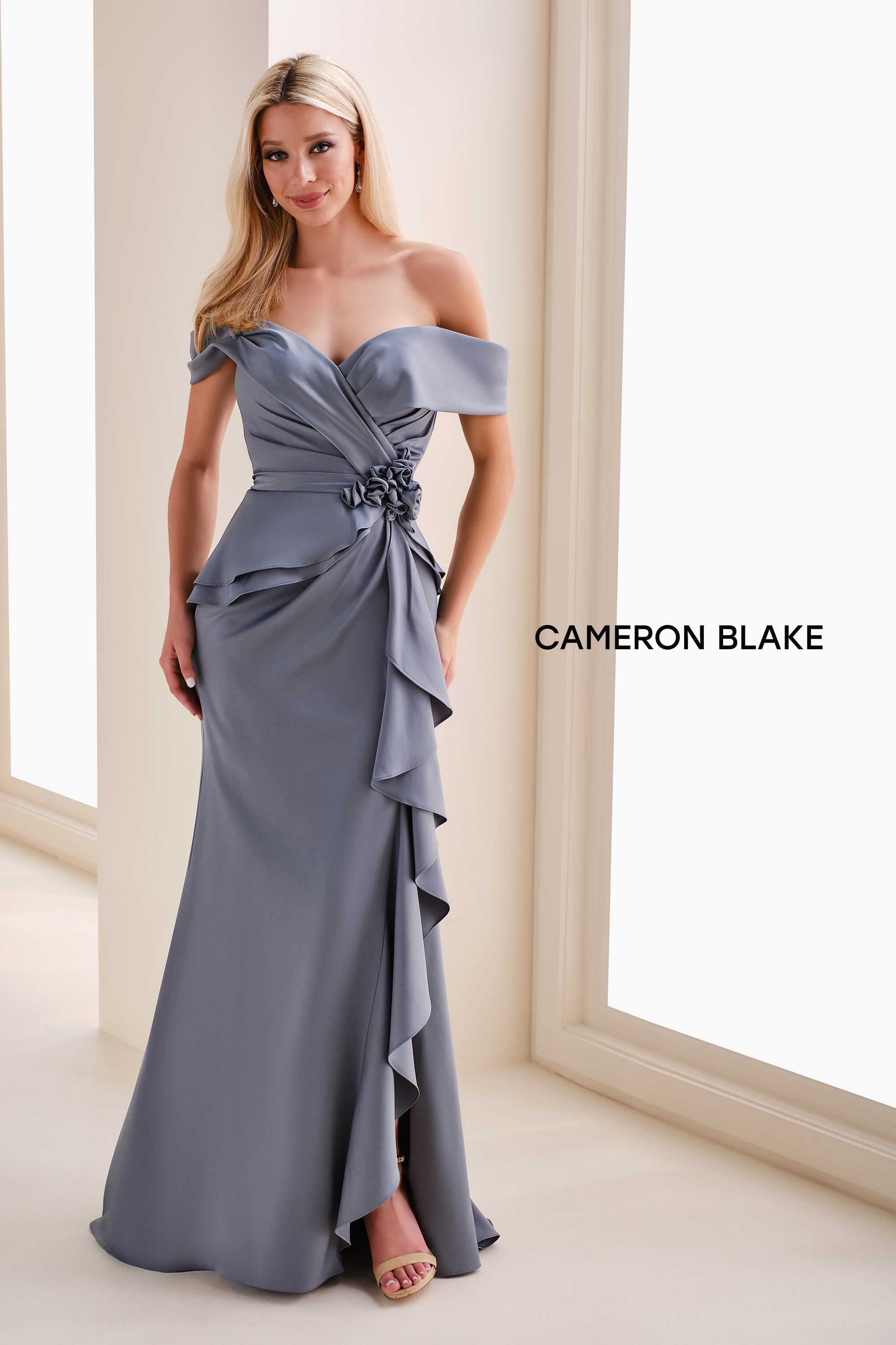 cameron blake formal dresses CB825 Color:Dew Drop fit:BIAS Textured brocade fabric Colors African Dress, Beaded Ankara