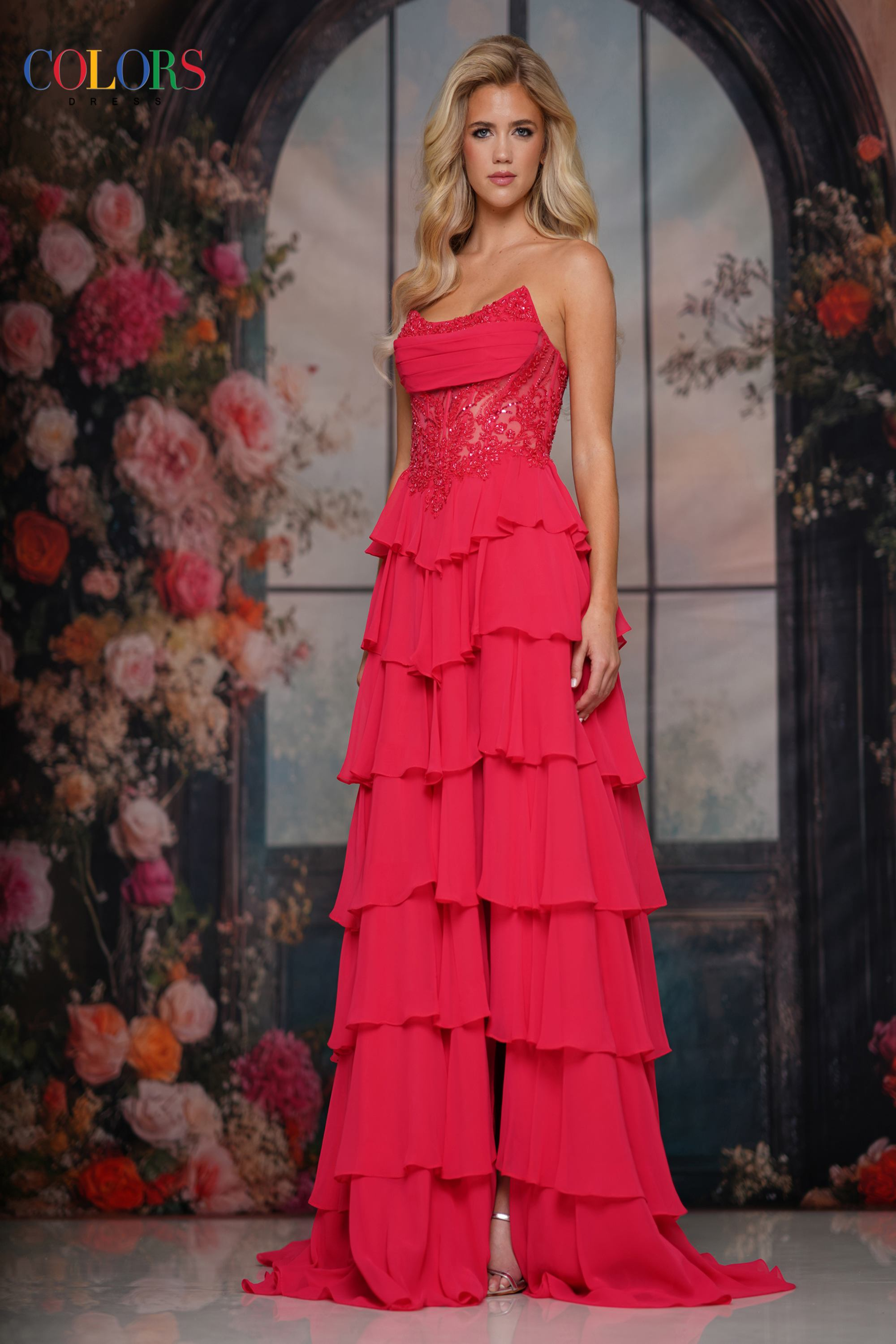watermelon color bridesmaid dresses Beaded Pleated Watermelon Chiffon Short Homecoming Bridesmaid Dress