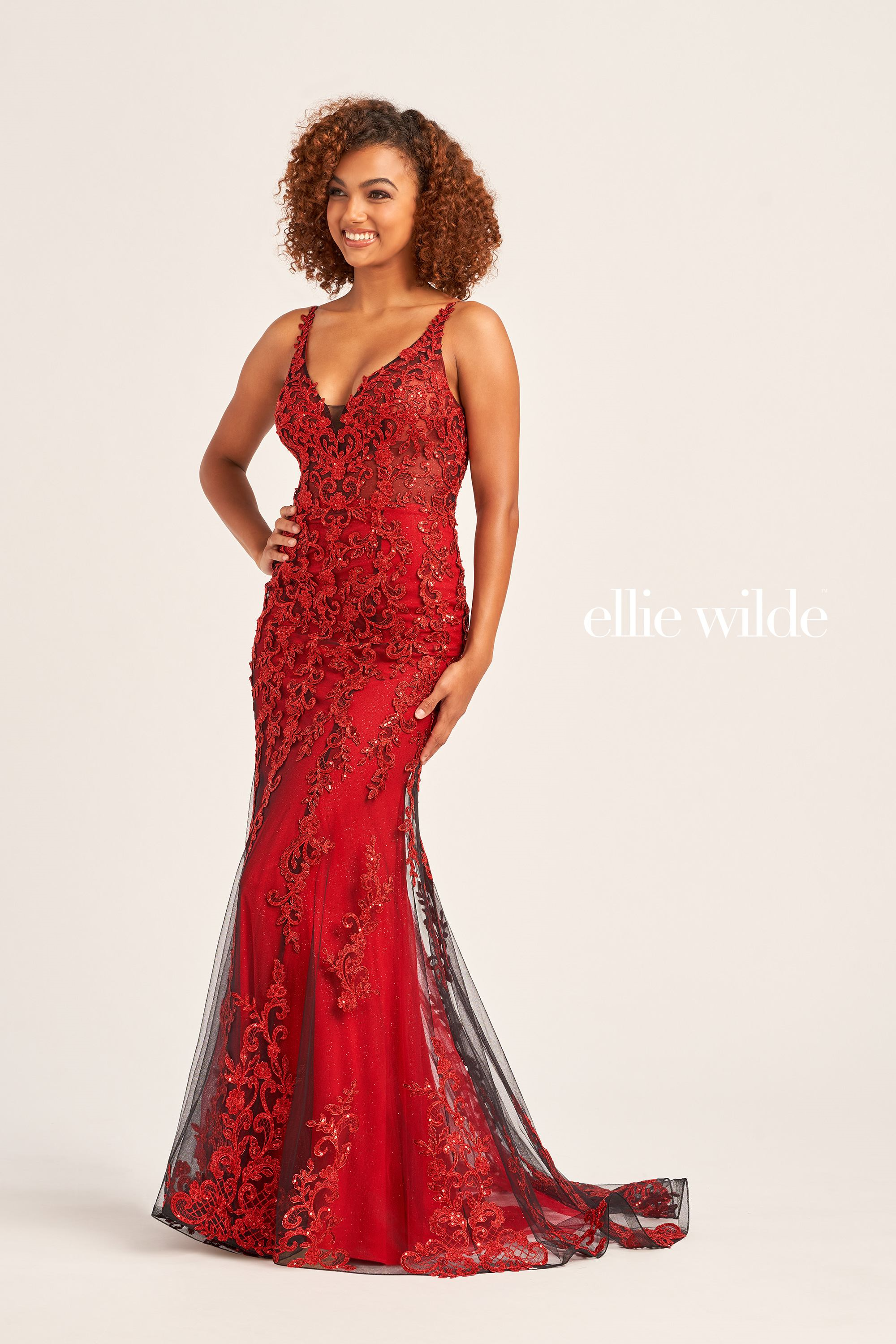 ELS Beaded Tulle Detail Dress - White - Edmonds main image 0