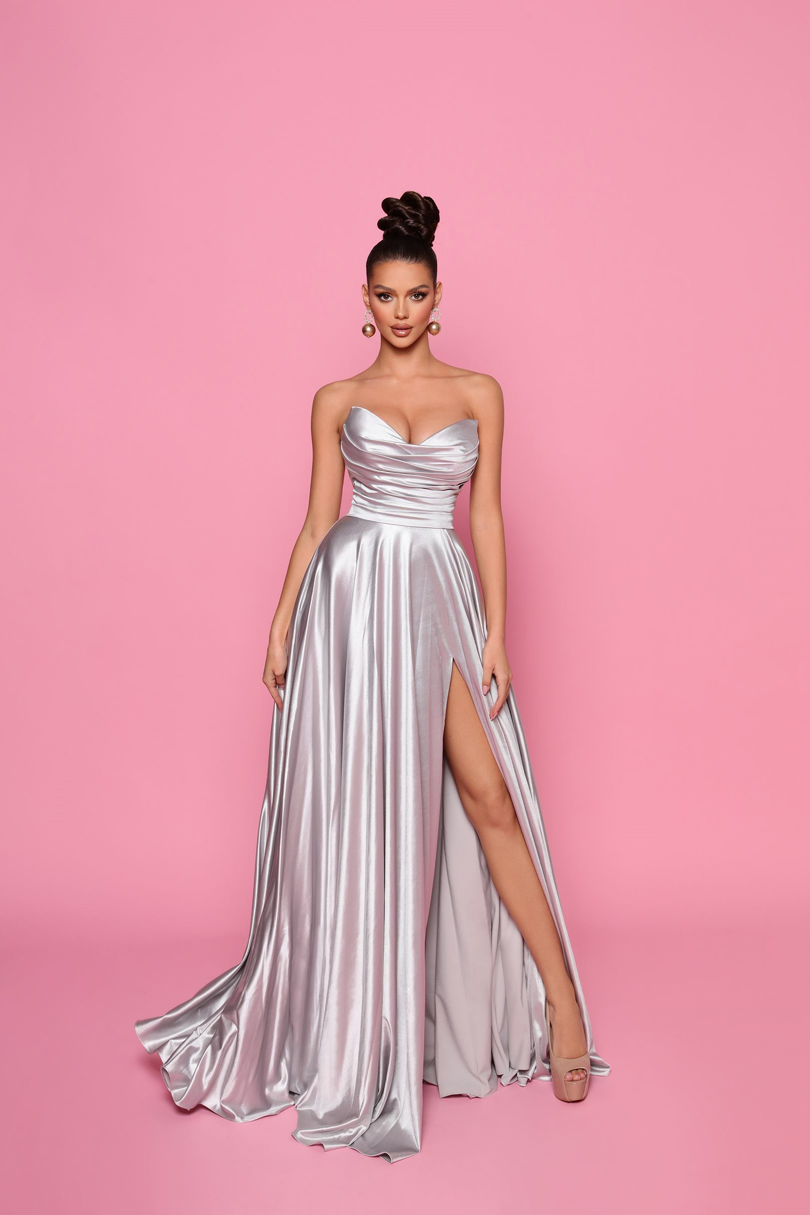 Ekouaer Vestido De Noche Para Mujer 100% Algodón Con Encaje
