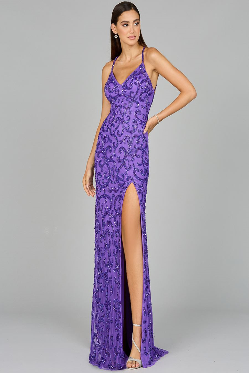 Lara 9950 Prom Dress - Purple