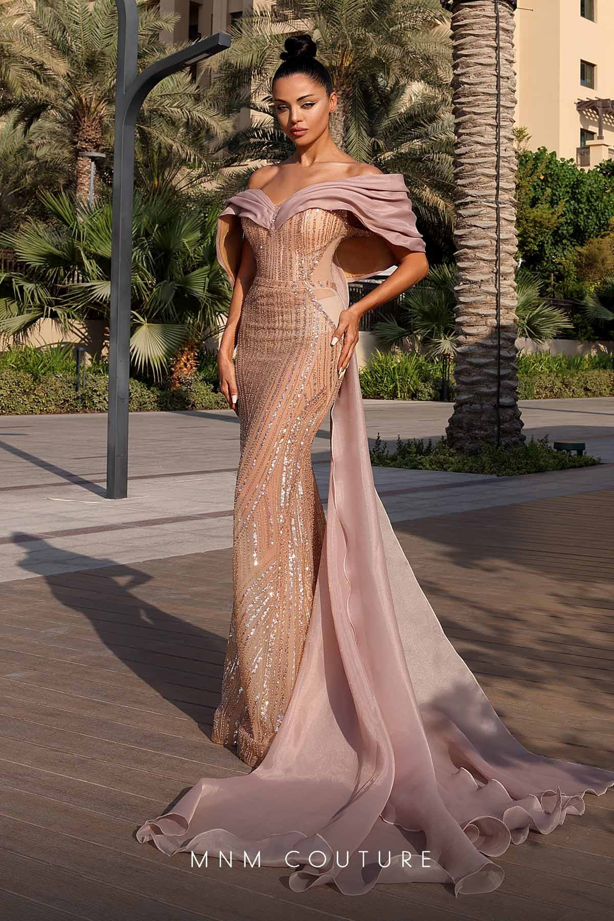 MNM Couture K4138: Exquisite Off-Shoulder Gown – Mydressline