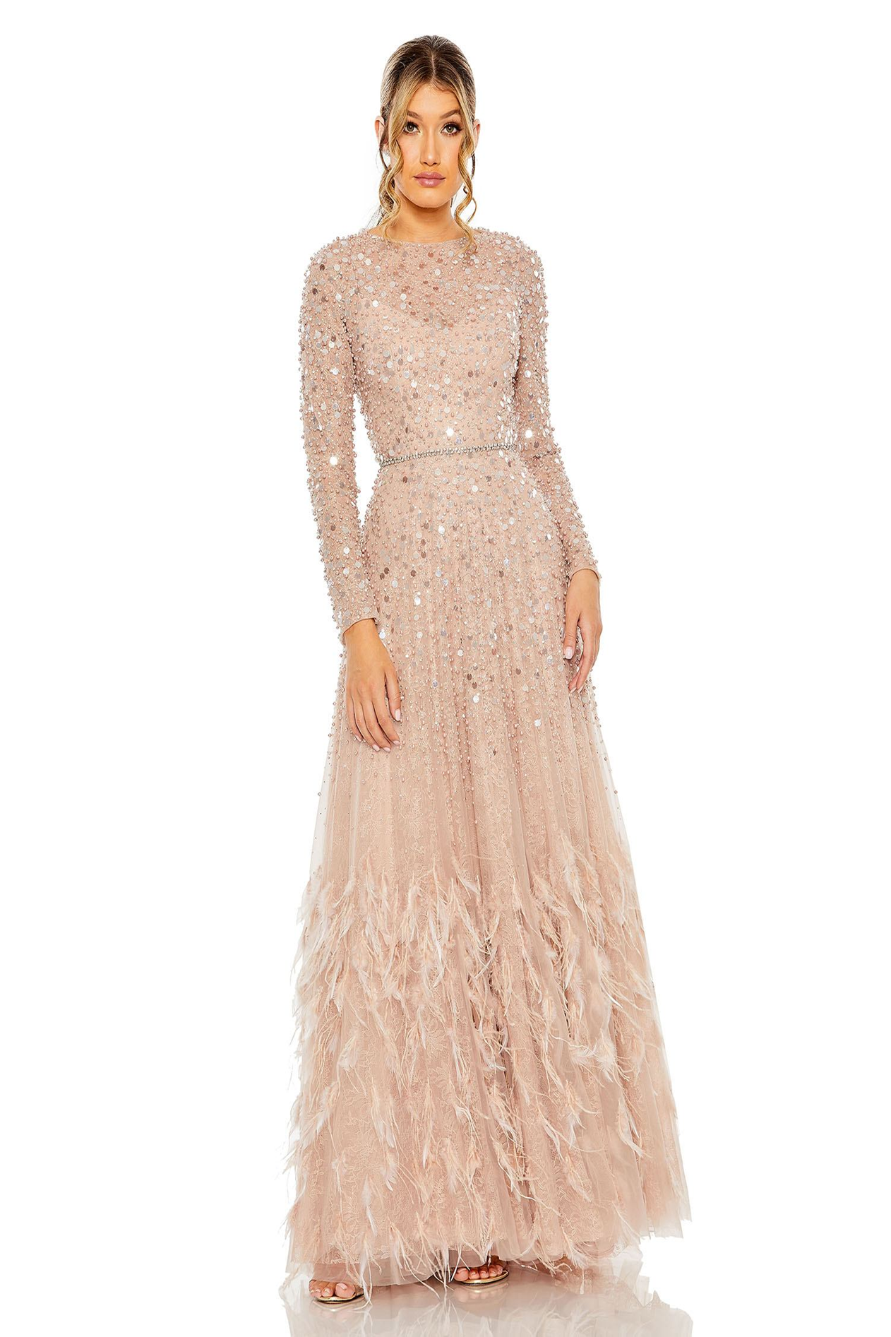 Prom Gown With Sleeves Long Sleeve Buy Ball Dresses Online Mac Duggal 11121  Lace A-Line