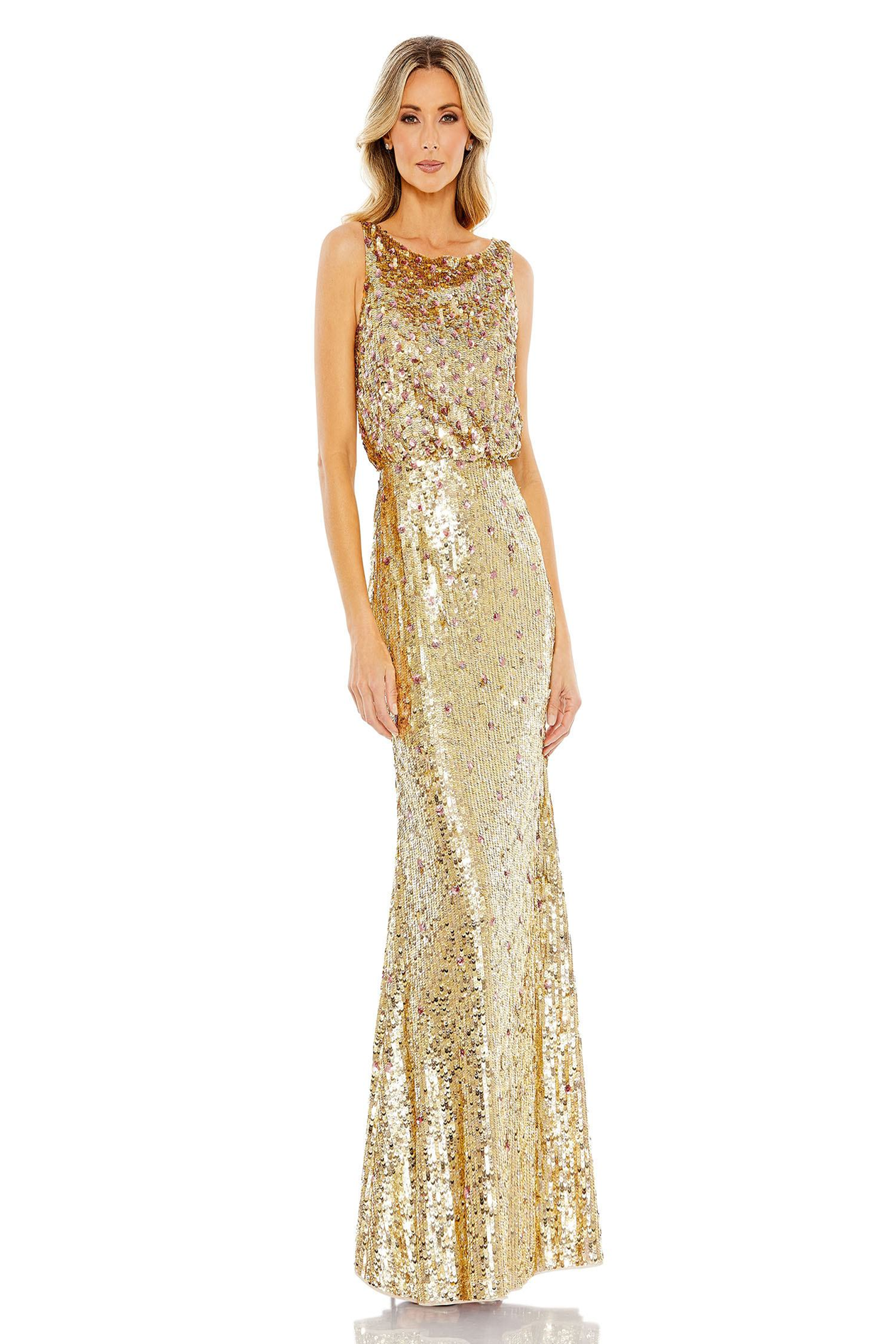 green emerald velvet dress Mac Duggal Embellished Sleeveless V-Neck A-Line Dress