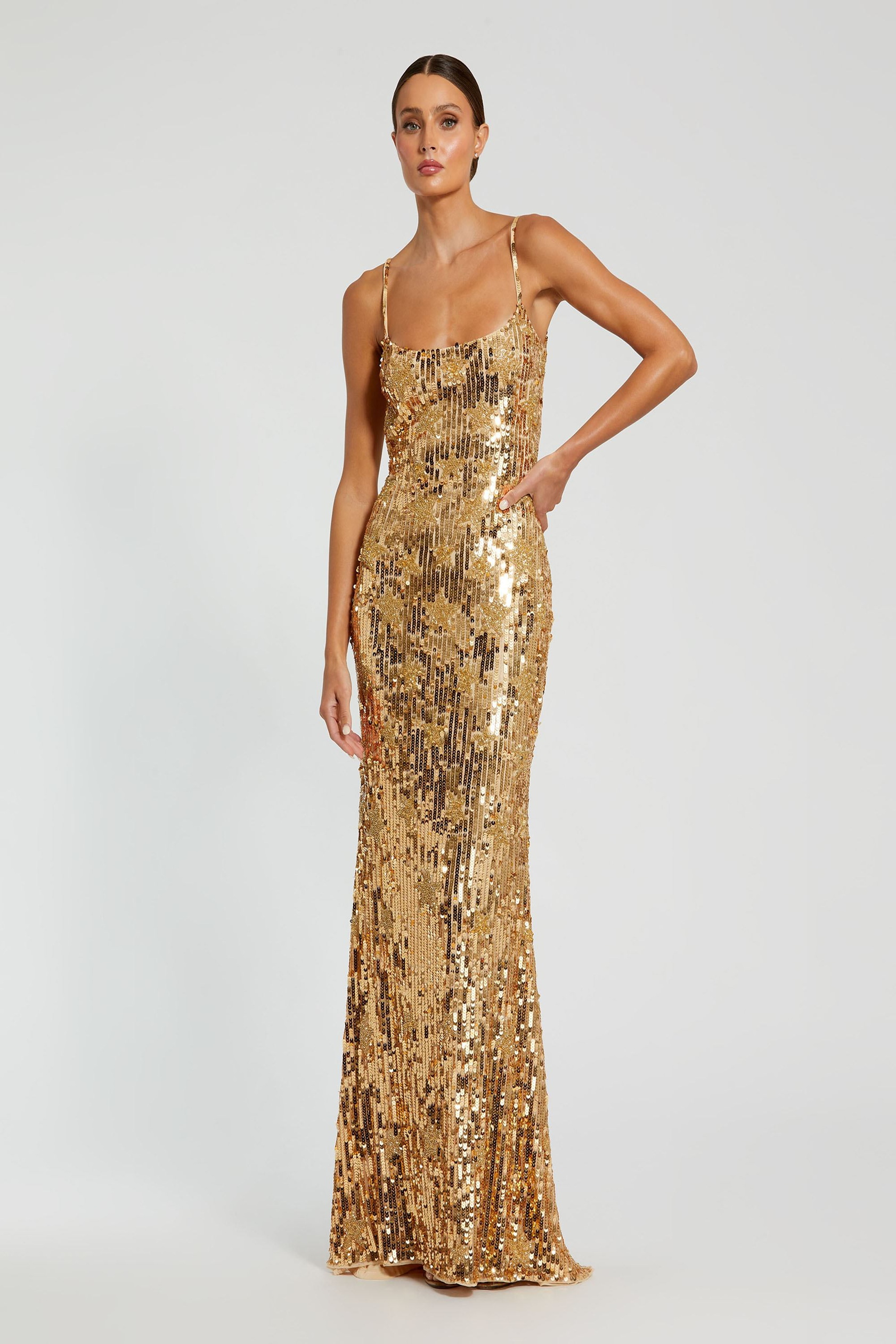 Mac Duggal 93968 Gown: Captivating Column Elegance Mydressline Mac Duggal 93968 Gown: Captivating Column Elegance Mydressline