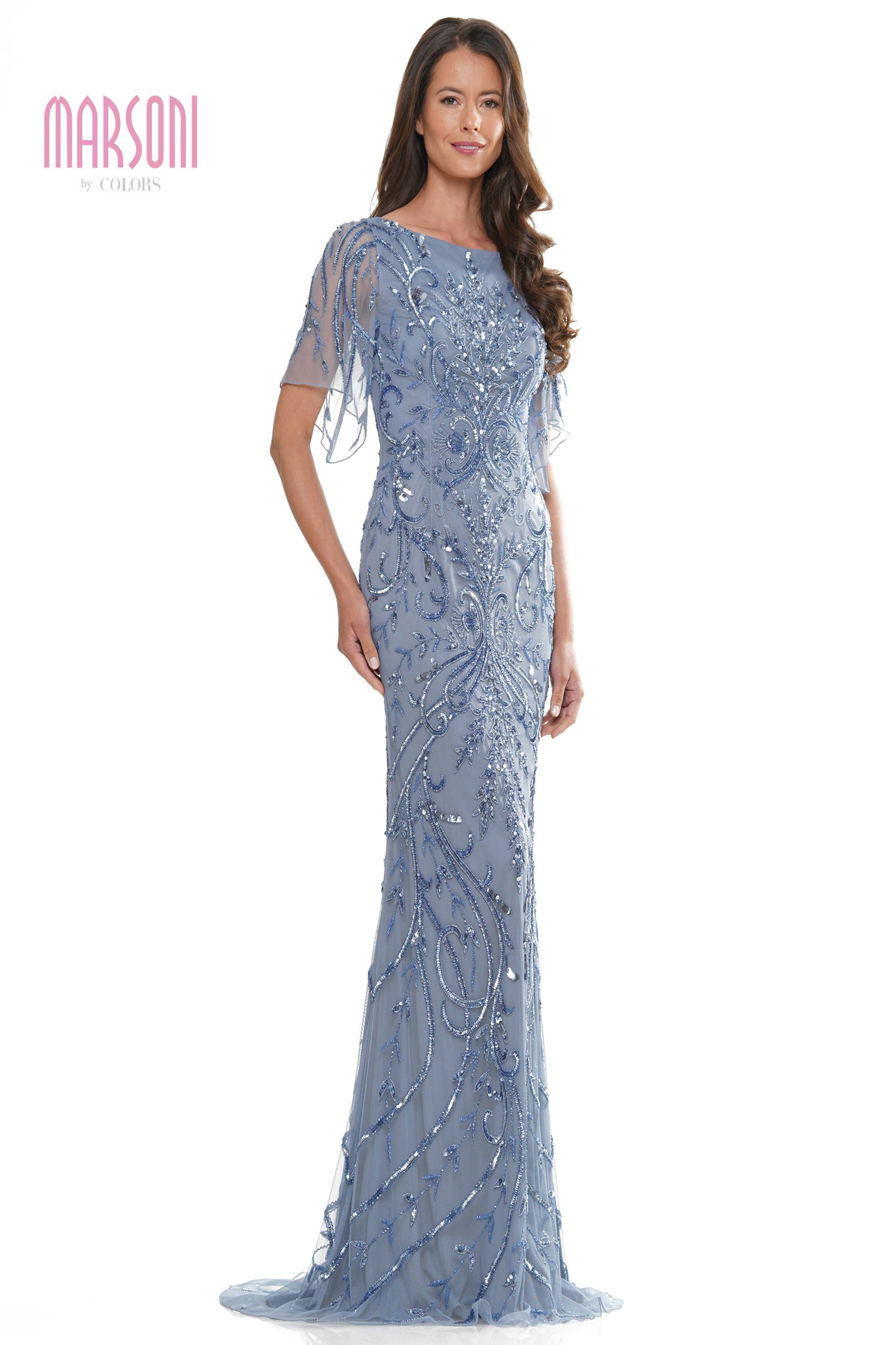 Marsoni MV1261 Beaded Evening Dress – Captivating Style – Mydressline