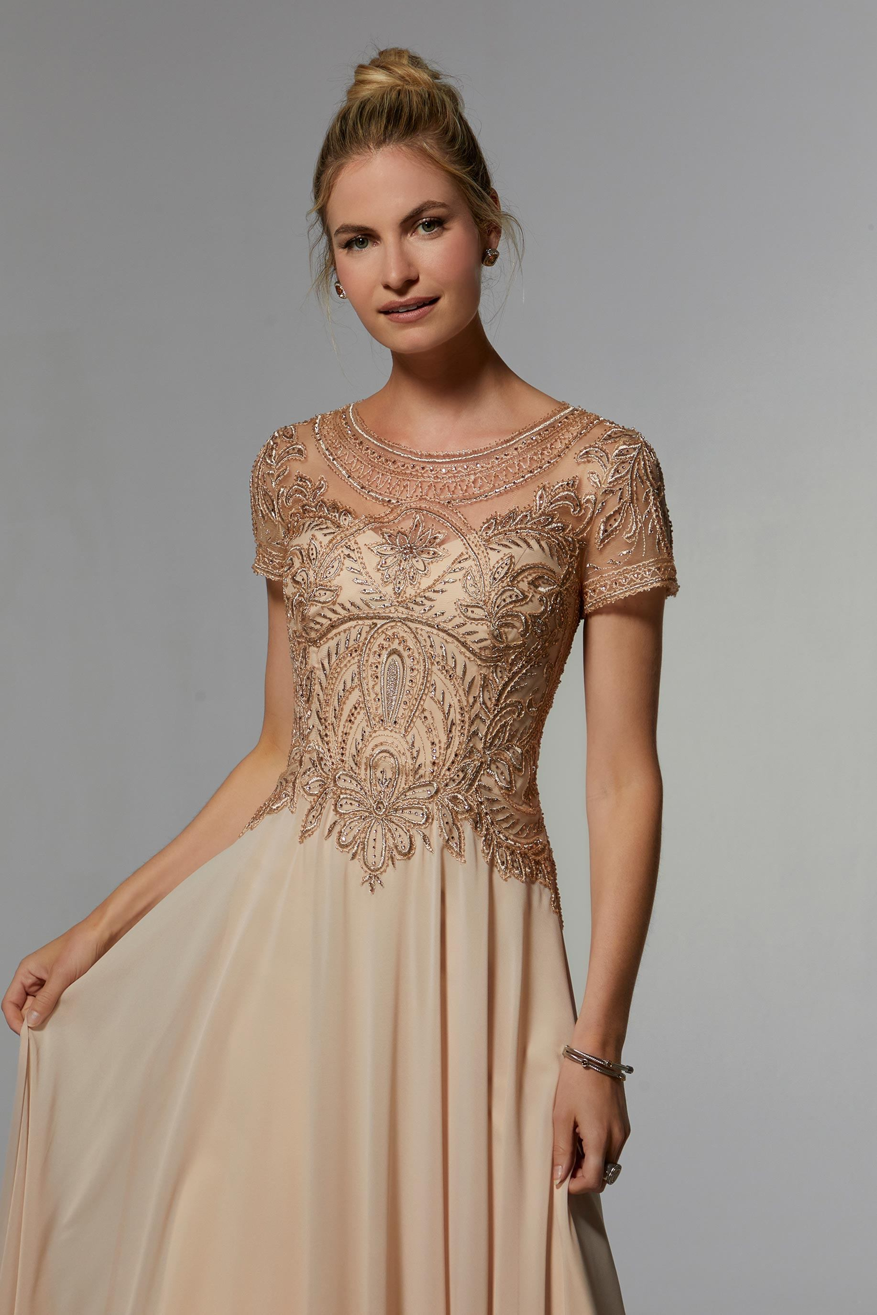 morilee lace bridesmaid dresses Mori Lee 21624 Cutout Back Bridesmaid Dress
