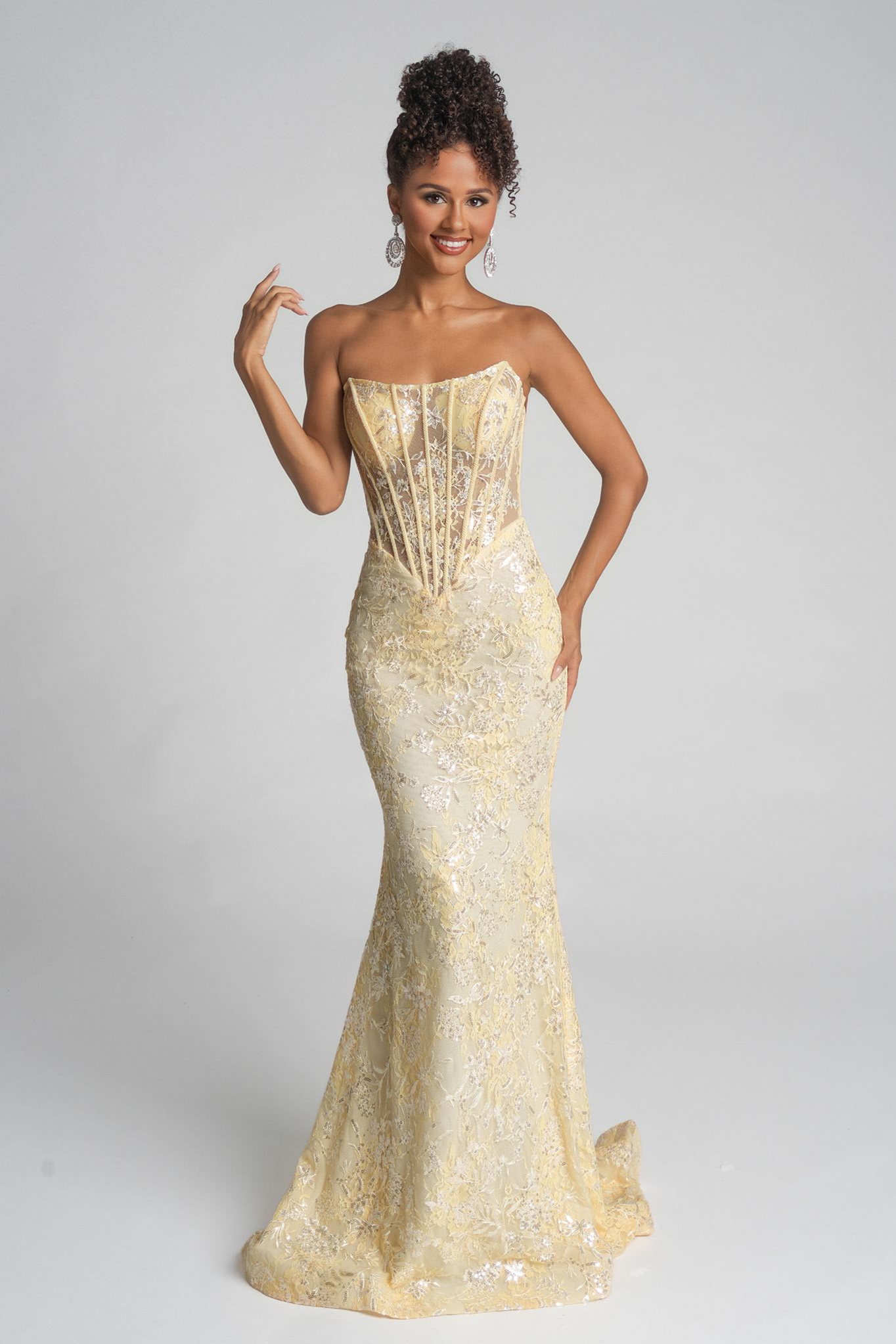 Portia & Scarlett XO082 Lace Fitted Evening Gown – Mydressline