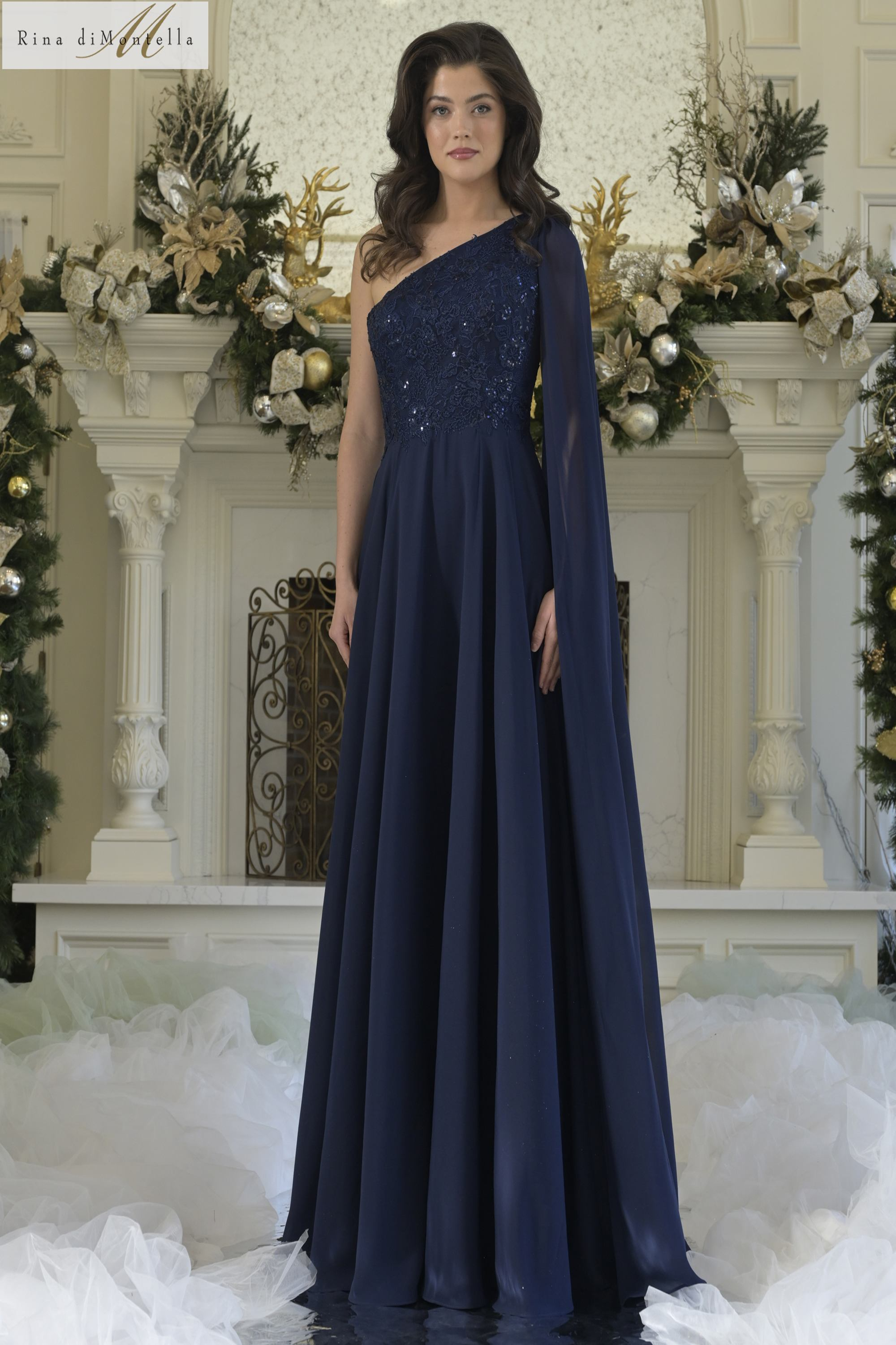 Rina Di Montella RD3354 Chiffon A-Line Evening Dress – Mydressline