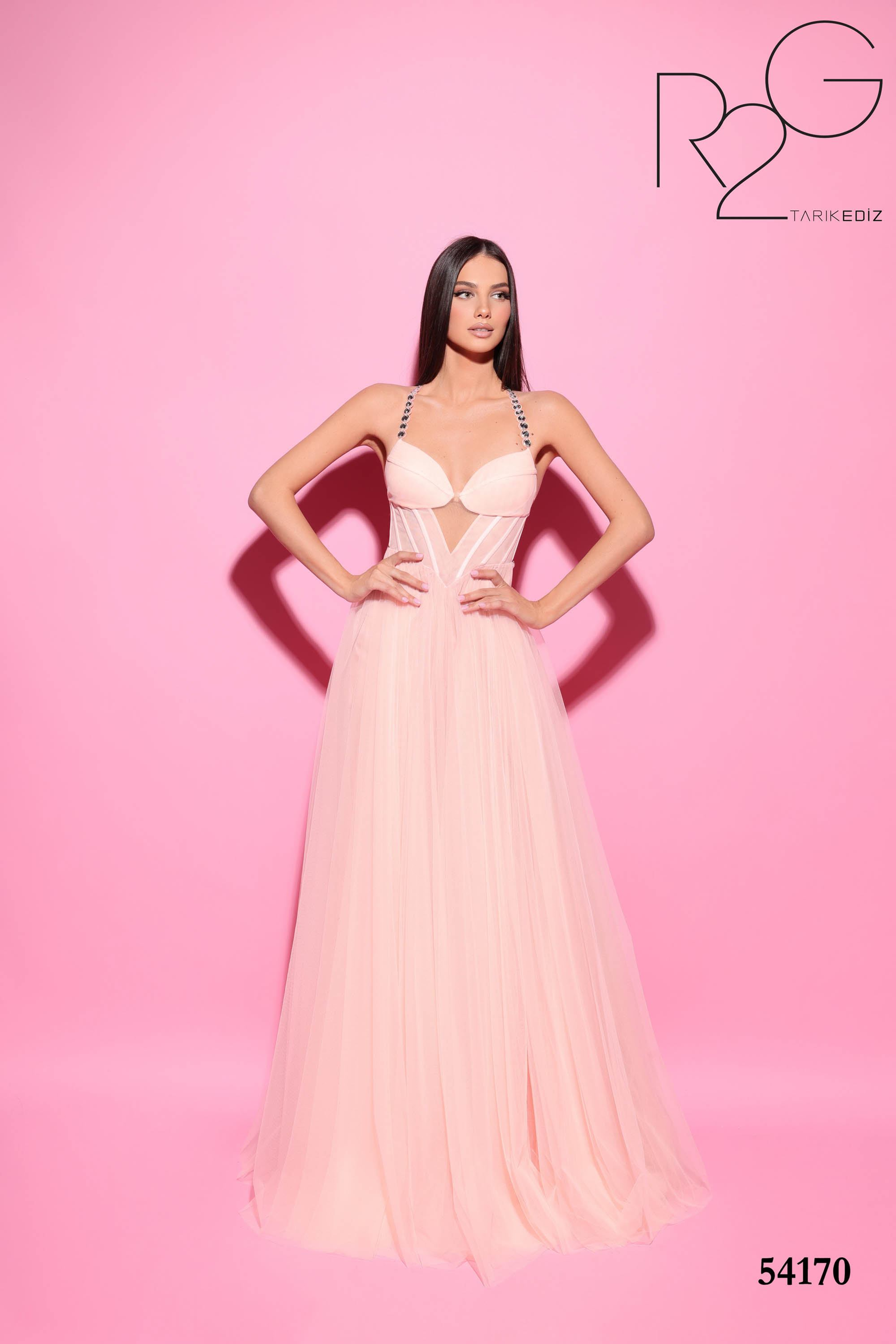 Enchanting Tarik Ediz 54170 A-Line Evening Gown – Mydressline