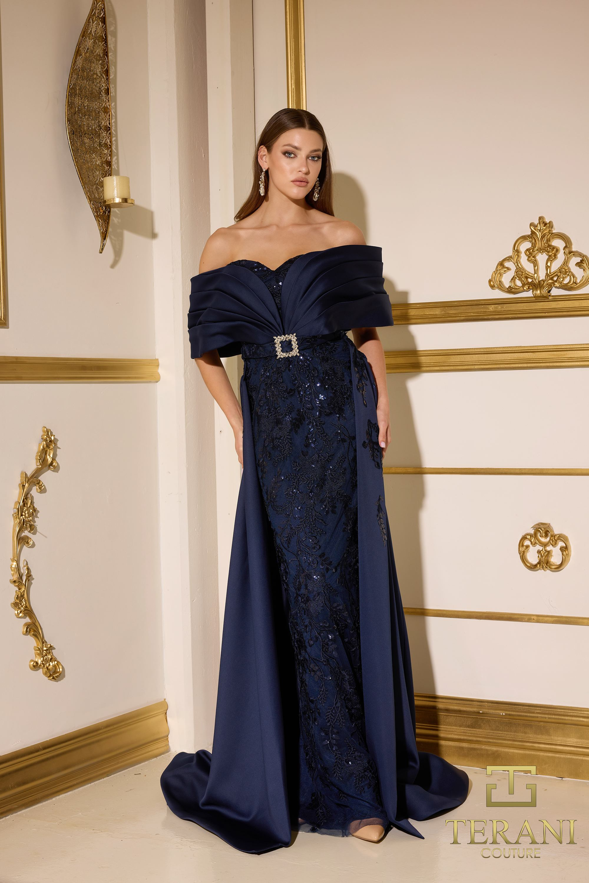 prom and formal dresses Lace Sweetheart Prom Dresses Spaghetti Straps Satin Split