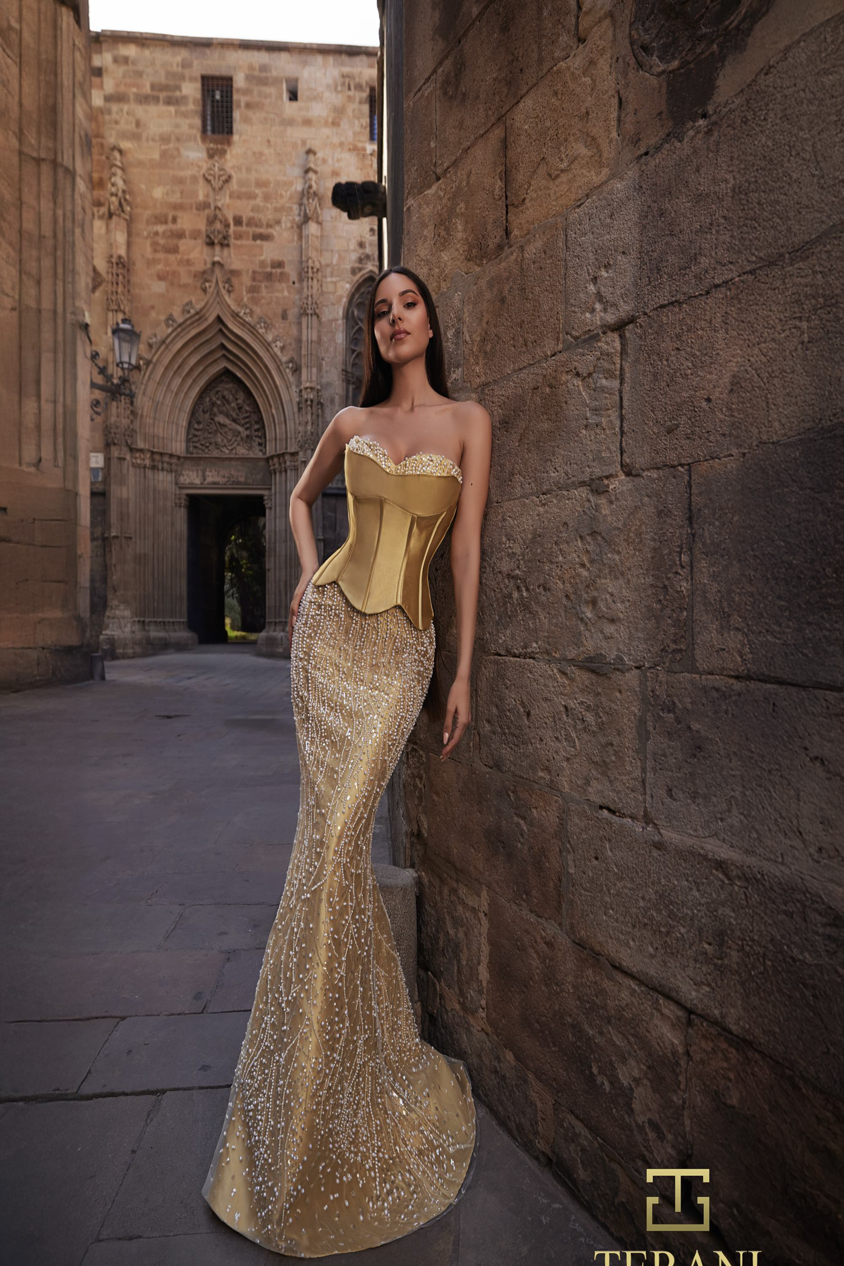 261E6238 Sweetheart Mermaid Gown - Terani Couture – Mydressline