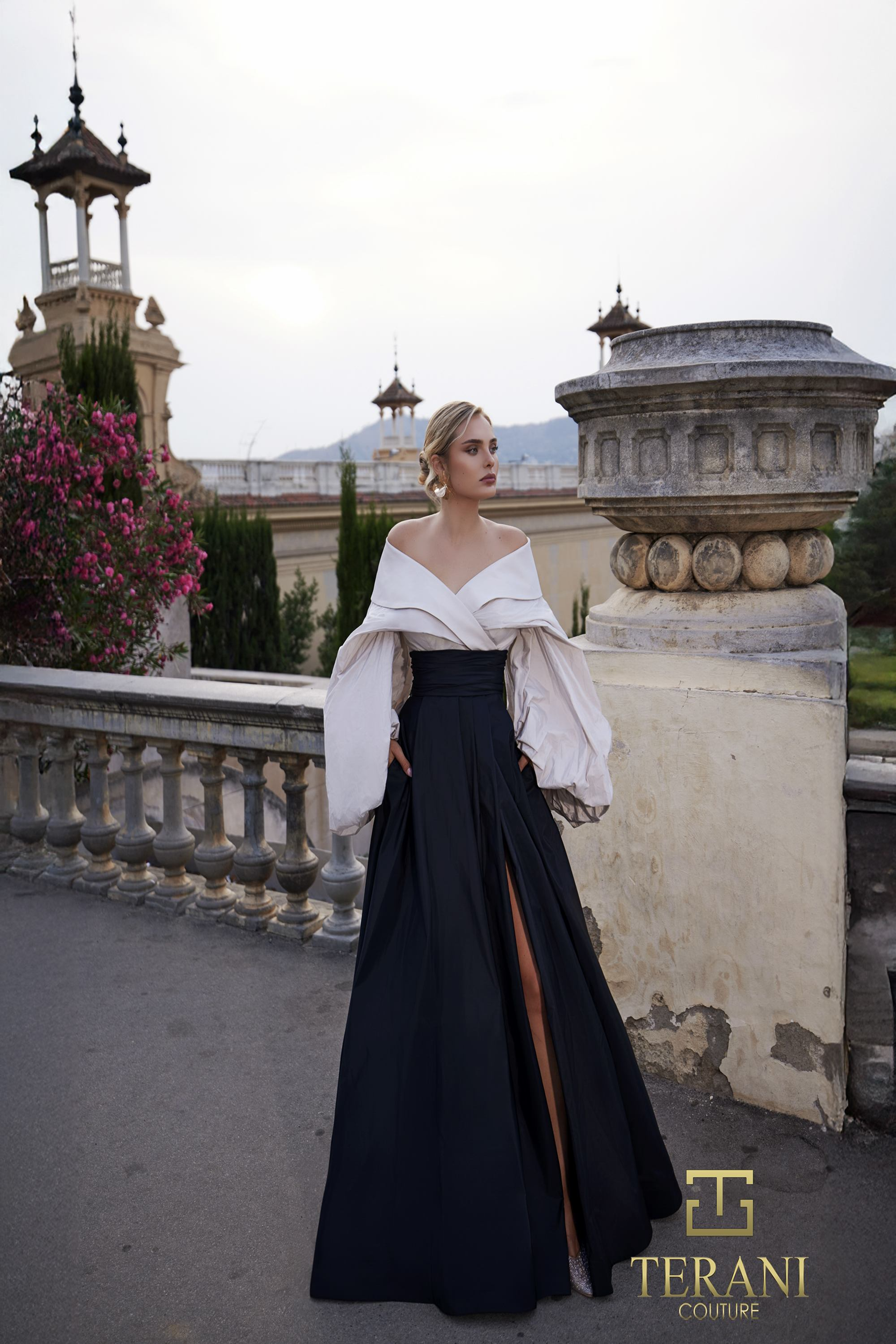 261E6720 Mock Two-Piece Evening Gown by Terani – Mydressline