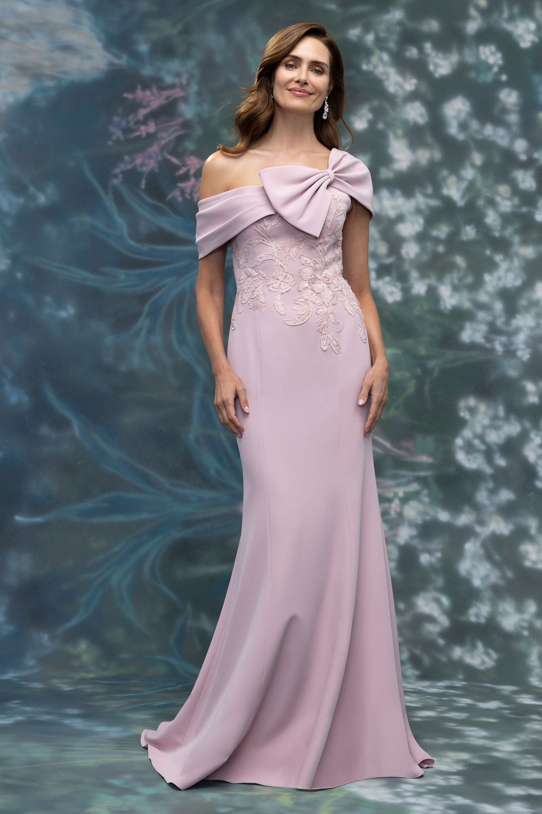Morilee 2070028 Off-Shoulder Mermaid Evening Gown – Mydressline