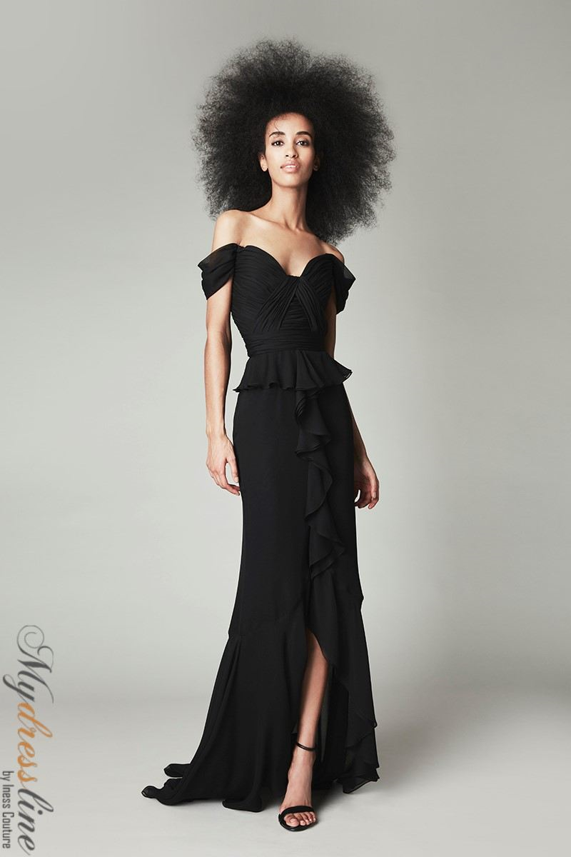 luxurious chiffon dresses Audrey+Brooks 6016 Evening Dress