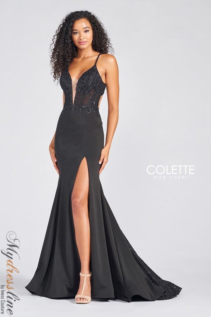 Colette CL12247 Elegant Fashion Dress with Slit – Mydressline