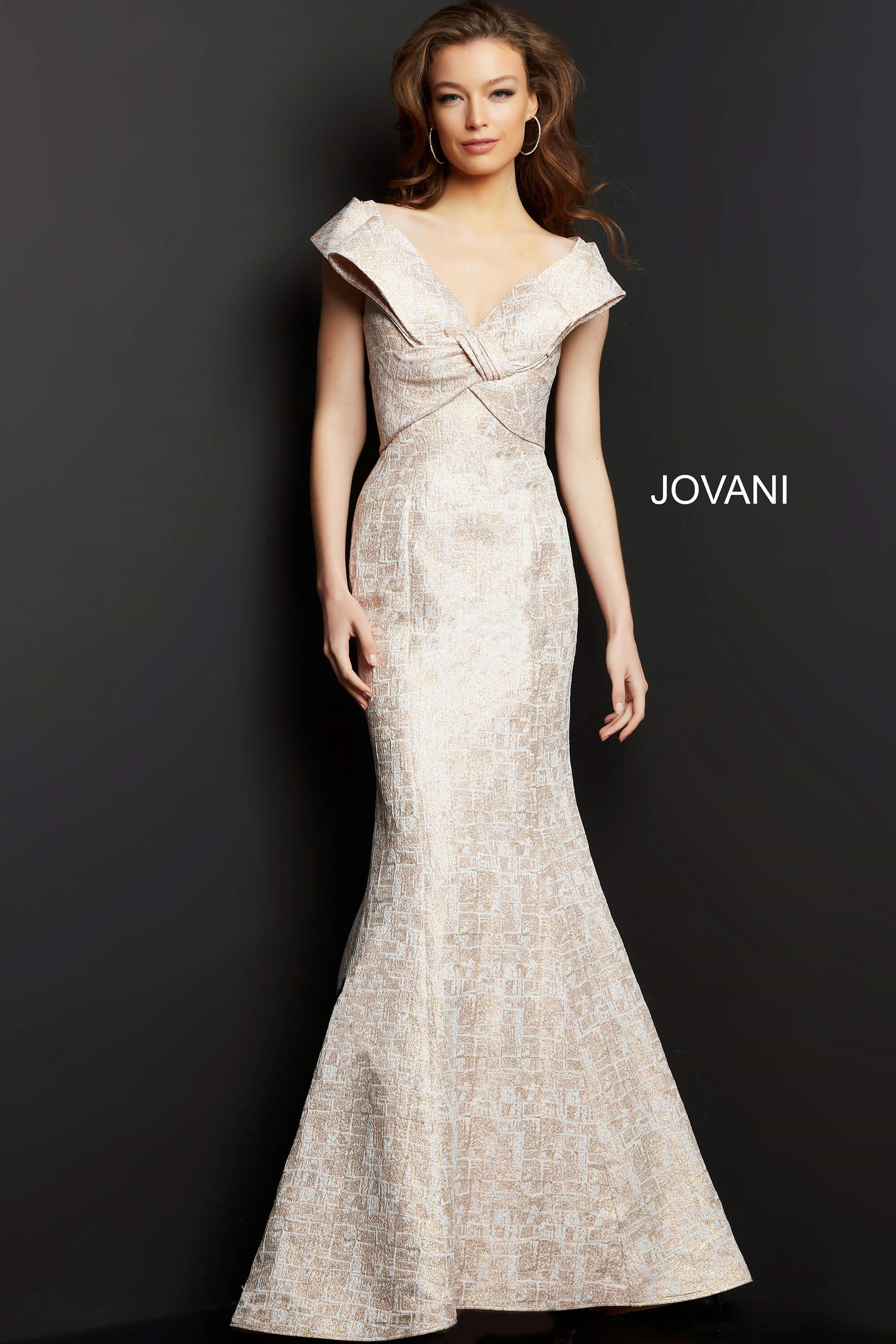 Jovani 08656 Satin Mermaid Evening Gown – Mydressline