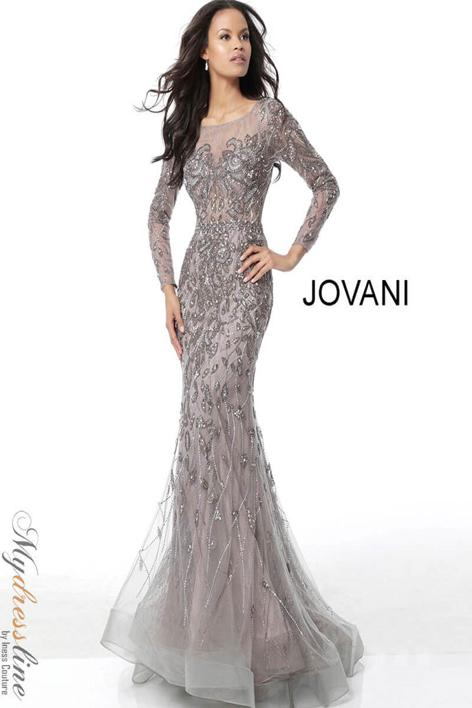 Jovani long sleeve evening cheap dresses