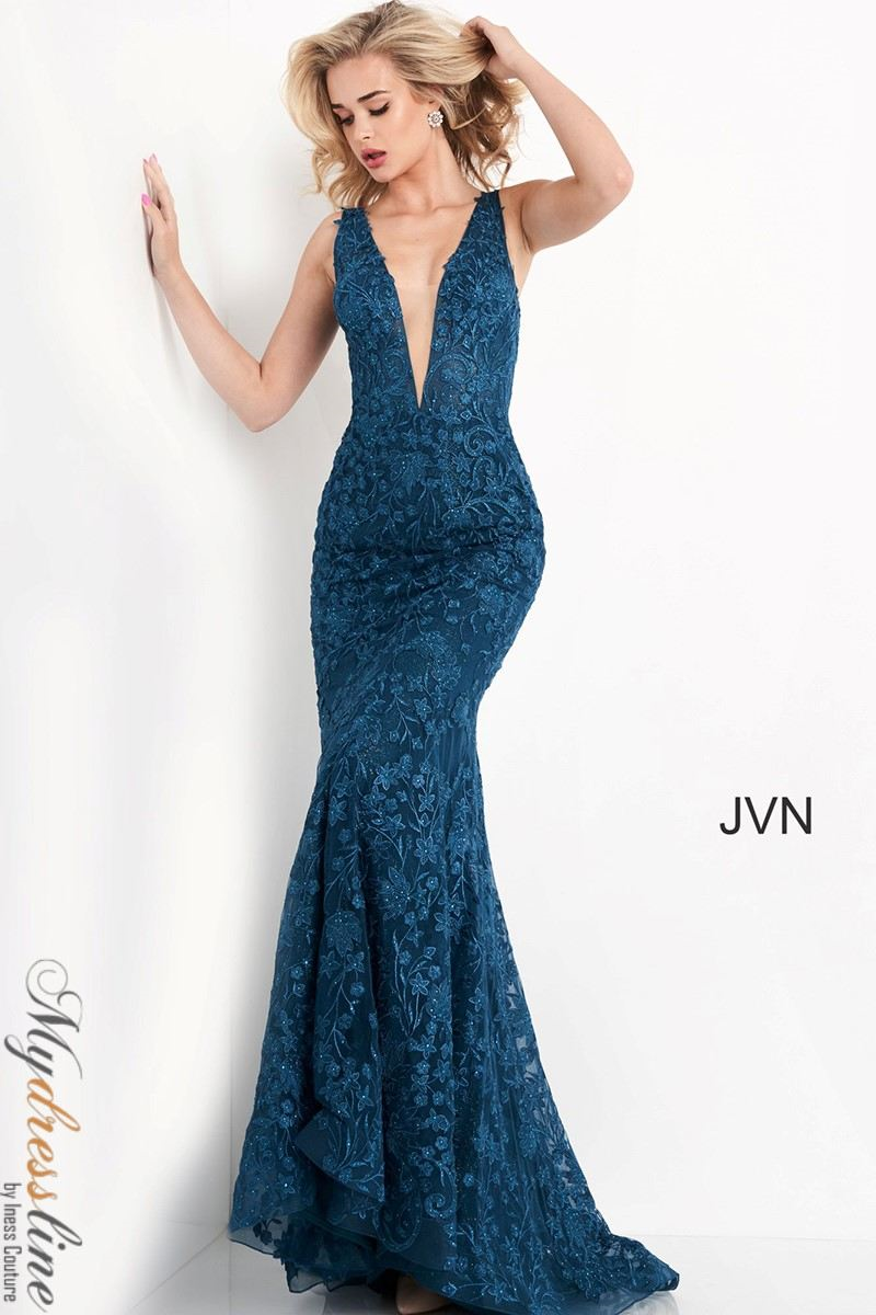 Jovani JVN04591 Mermaid Gown with Open Back – Mydressline