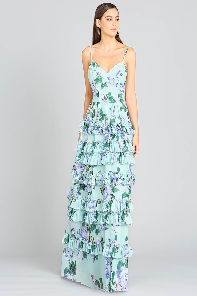 Lara 29242 Chiffon Evening Dress with Corset Lace-Up Back – Mydressline