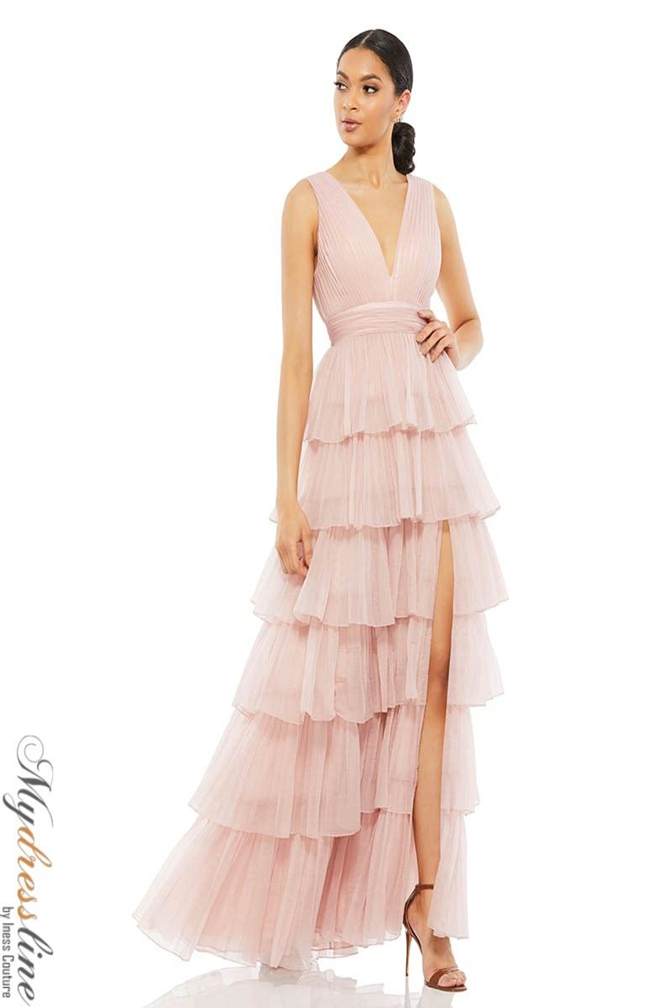 Mac Duggal 26594: Captivating Long Chiffon Gown – Mydressline