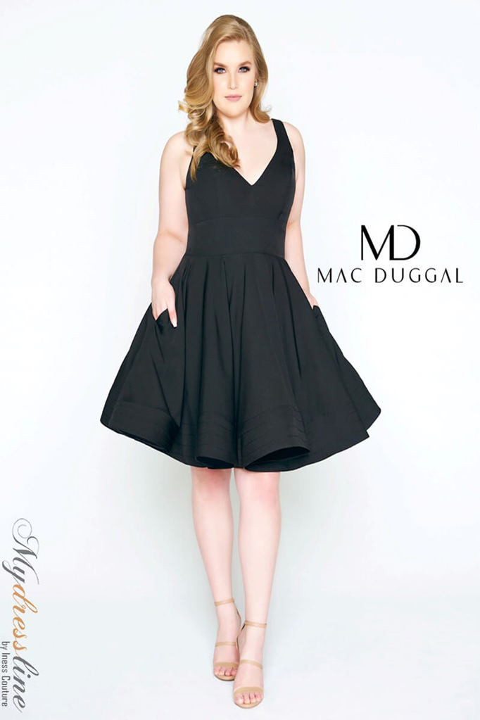 Mac Duggal 48771 Fit and Flare Evening Dress – Mydressline