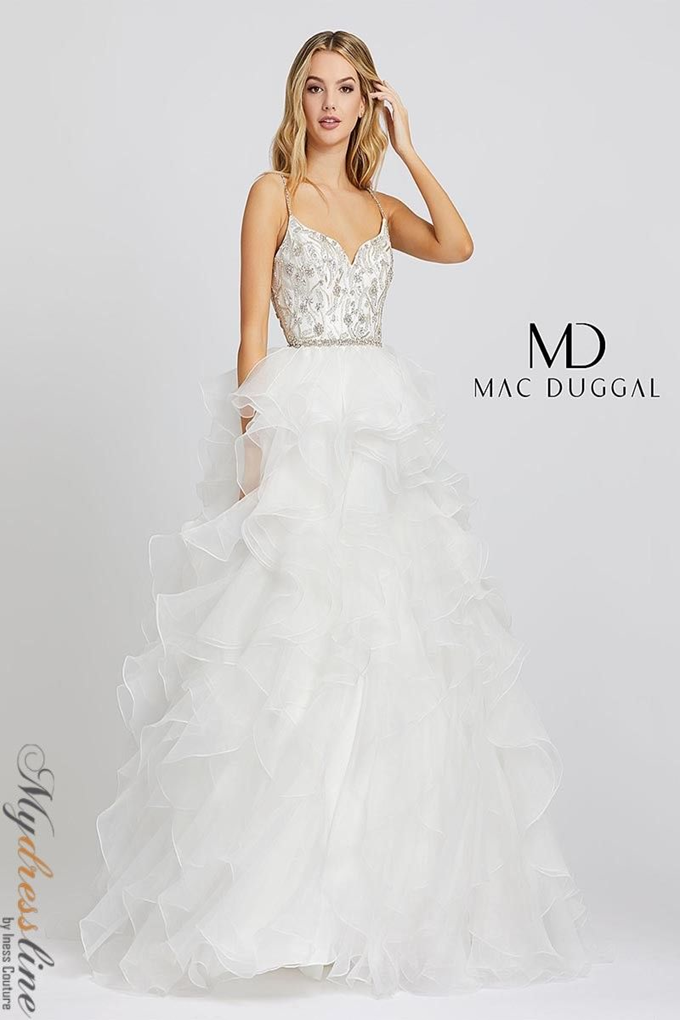 Mac Duggal 48959 Chiffon Ball Gown with Beading Mydressline Mac Duggal 48959 Chiffon Ball Gown with Beading Mydressline