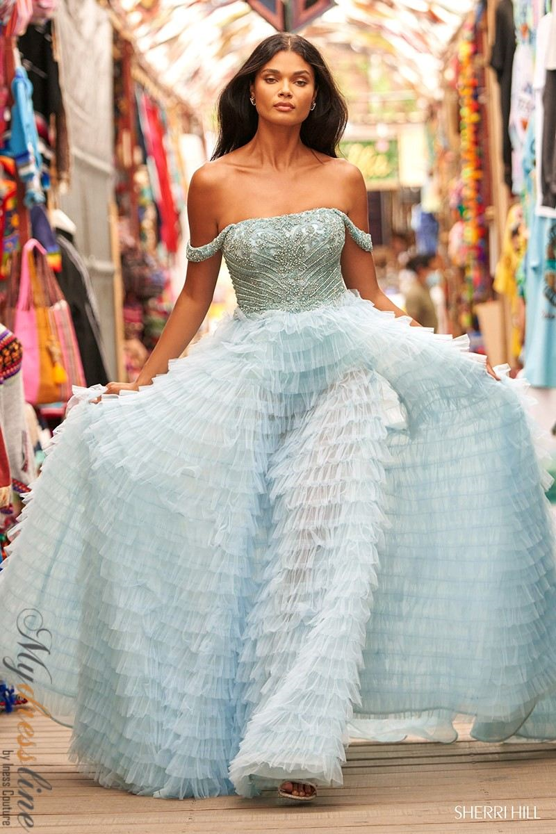 sherri hill layered tulle dress Buy dress style 55982 designed by SherriHill