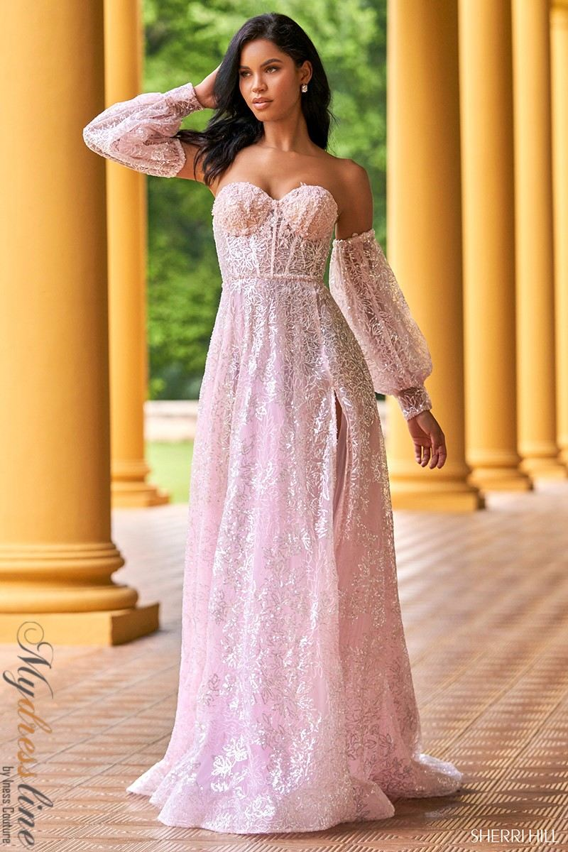 samina pleated double layer lace dress Double Second Green Long Sleeve Lace Pleated Dress – Tradegala main image 1