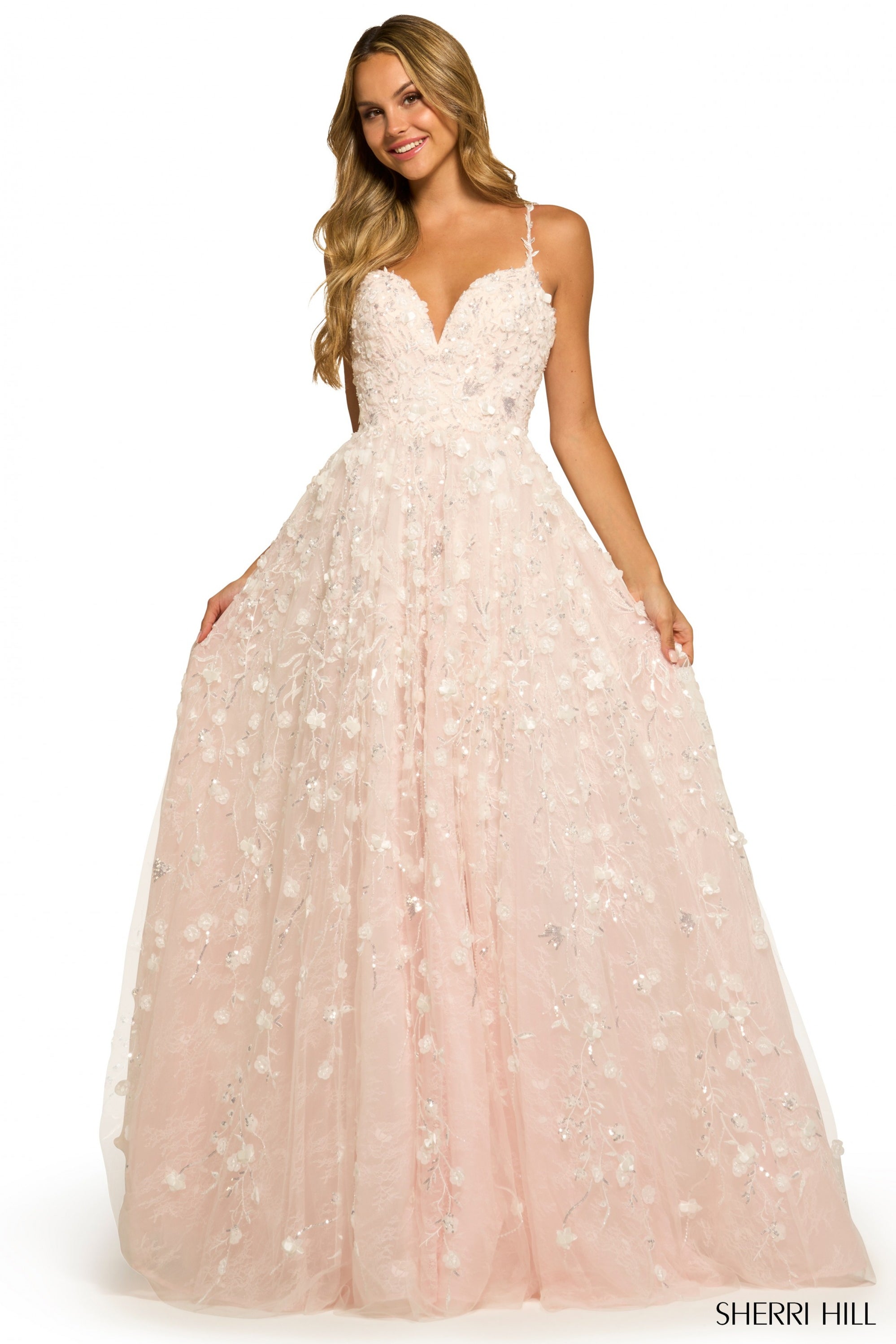 Sherri hill deals 11335 blush