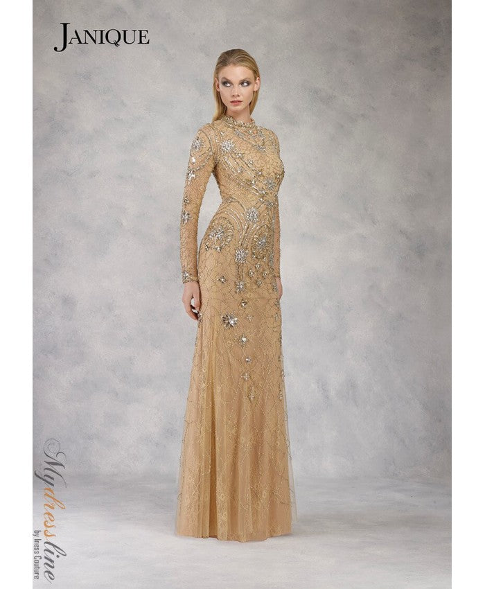 Opulent Sheath Wedding Dress collection by Alyce Paris and Janique New collection of 2018 - Mydressline