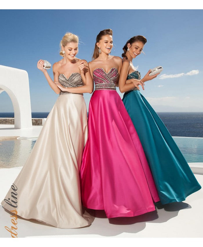 Perfect Wedding Dress for Bride, her mother, for guest and Bridesmaids Prom Dresses from Collection of Tarik Ediz - Mydressline