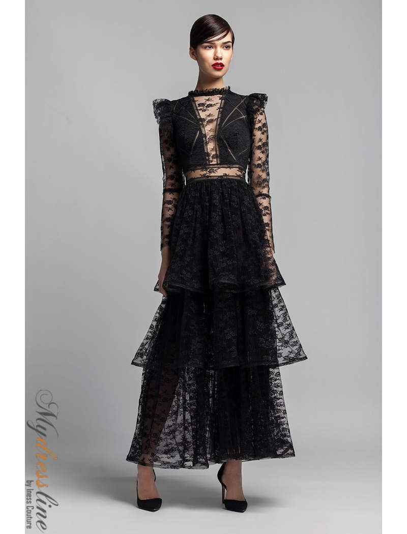 Personal Style Black and White Latest Designer Dresses Collection - Mydressline
