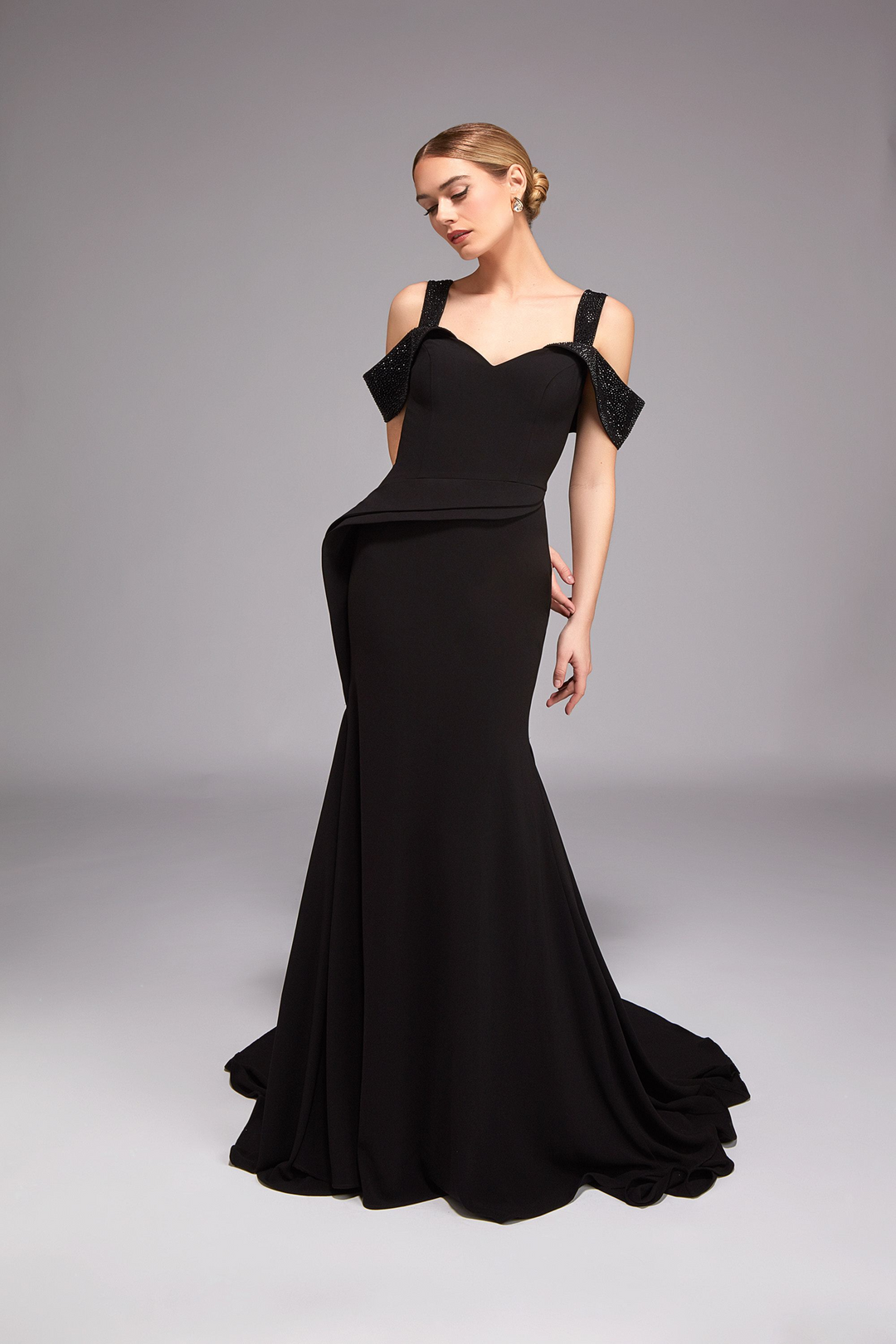 alyce black dress Formal Dress: 61770. Long, Strapless, Medium Fullnes