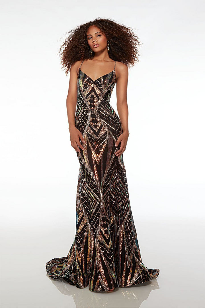 Alyce 61698 Sequins Evening Gown for Prom Night Glamour Mydressline