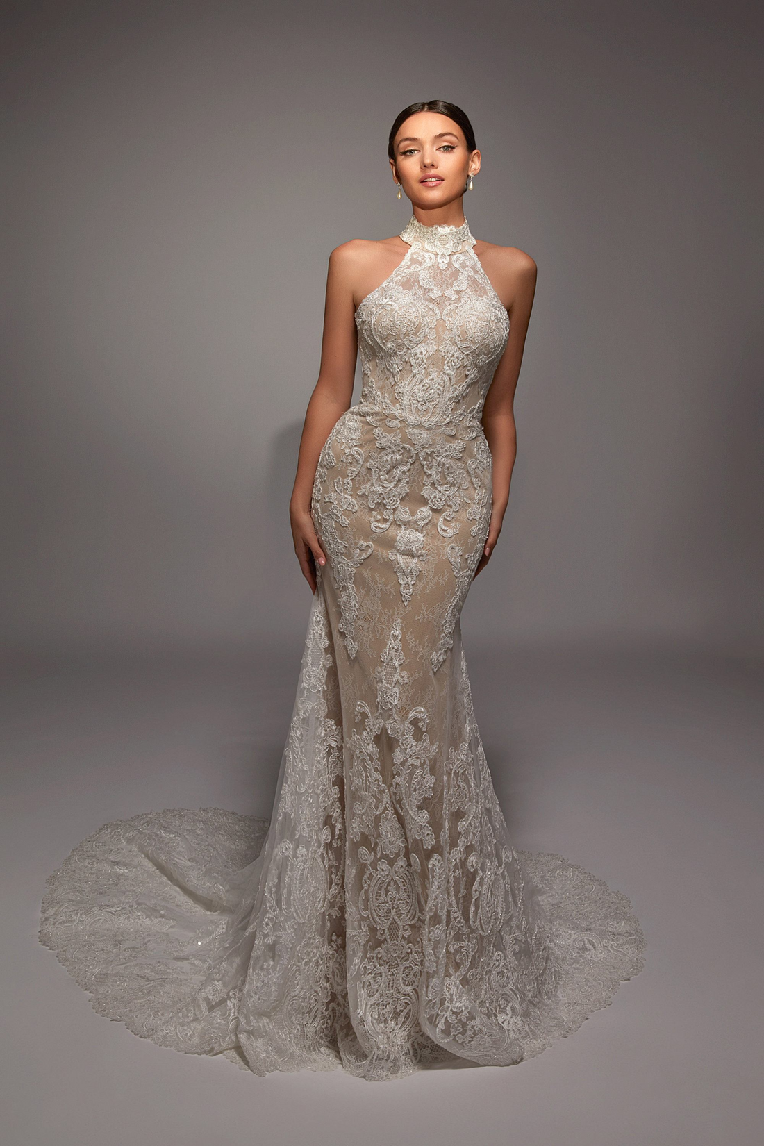 أليس 7159 – Alyce 7159 Stunning Lace Mermaid Gown
