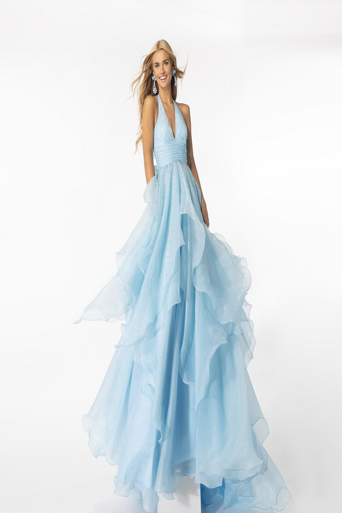 Bridesmaid Dresses Chiffon Cornflower Blue Cocktail Dress Ava Presley 39560  Evening Dress Spring 2024 Collection  Mydressline