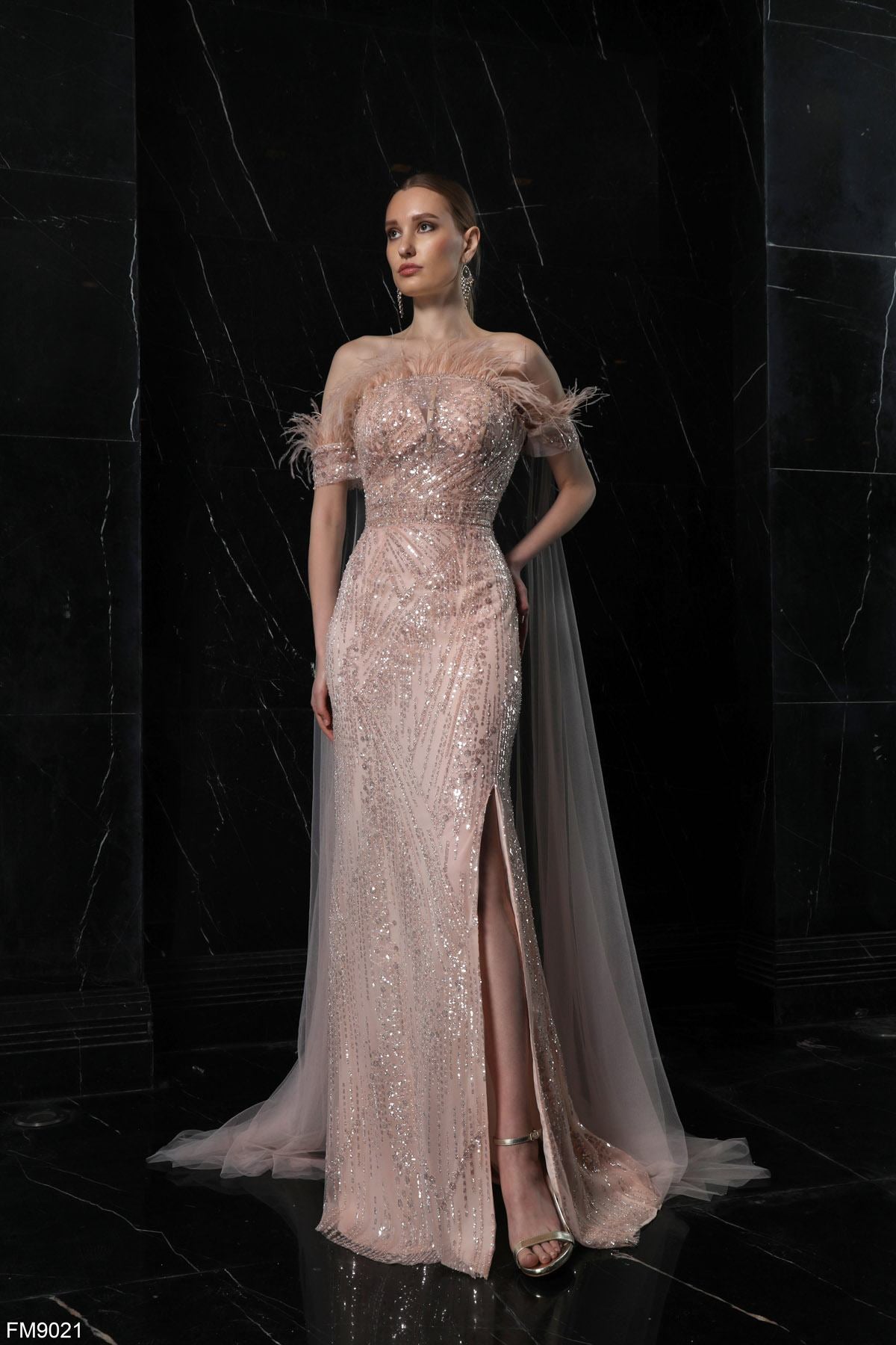 Azzure Couture FM9021 Evening Dress - Spring 2024 Collection