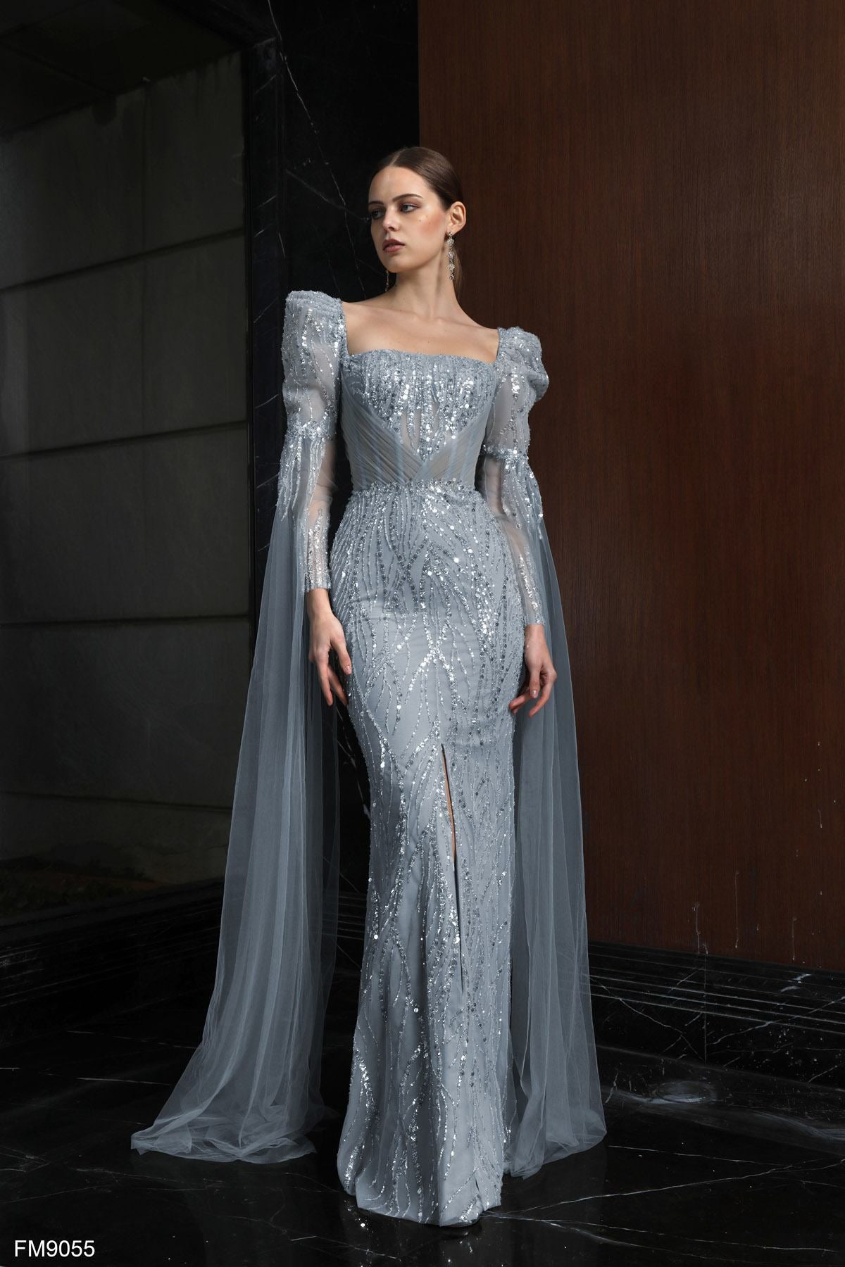 Azzure Couture FM9055 Evening Dress Spring 2024 Collection