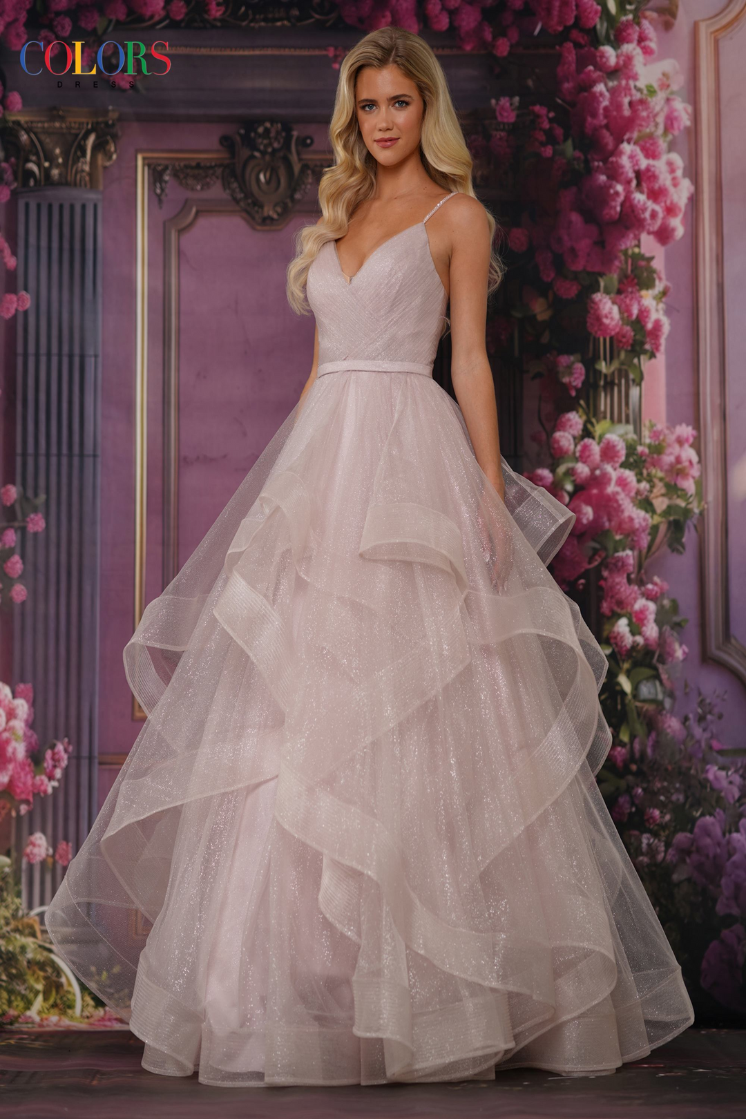 Colors 2381 Ball Gown: Tulle Elegance Awaits You – Mydressline Colors 2381 Ball Gown: Tulle Elegance Awaits You – Mydressline