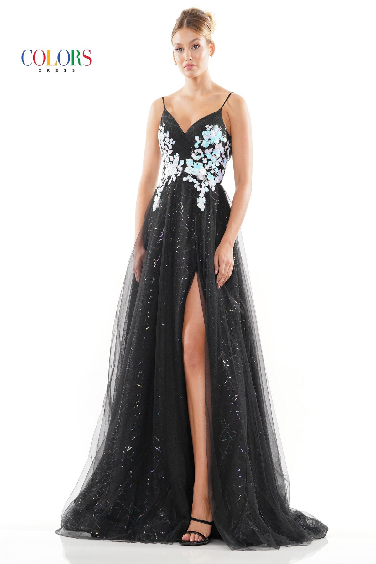 Colors 3235 Sequin Mesh Dress: Elevate Your Prom Night Style