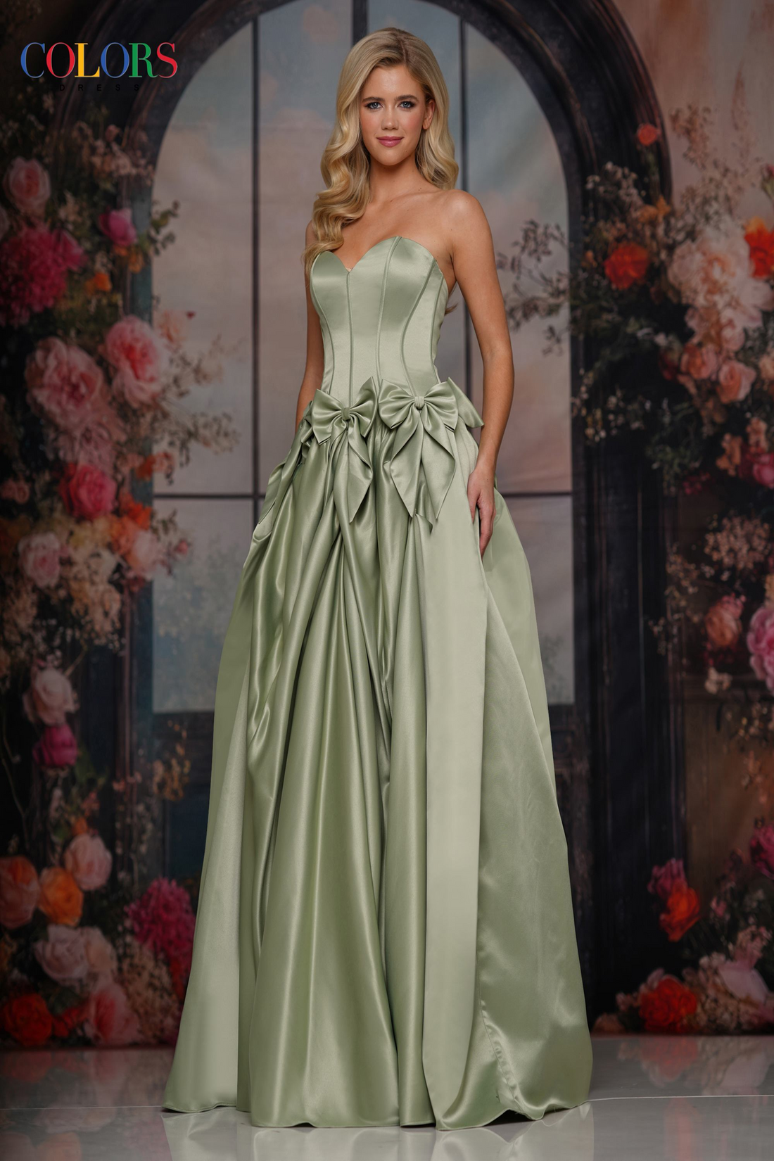 Couleurs 3739 – 3739 Ball Gown in Luxurious Bridal Satin