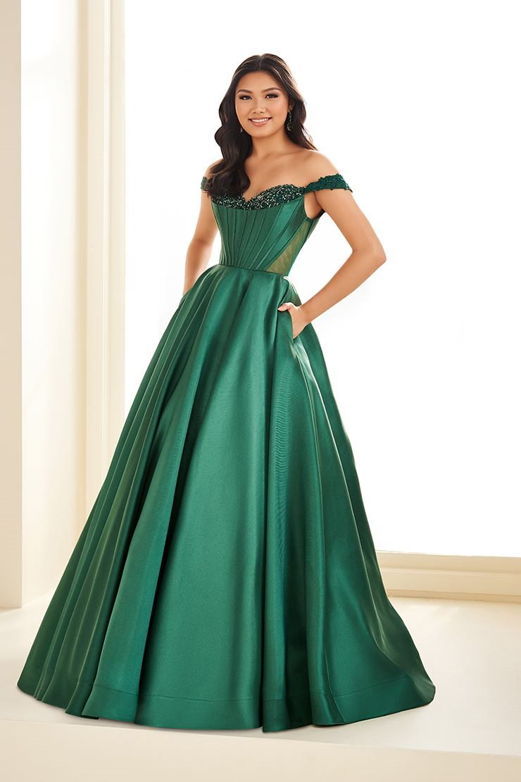 Ellie Wilde EW36100 Off-Shoulder Ball Gown Mydressline Ellie Wilde EW36100 Off-Shoulder Ball Gown Mydressline
