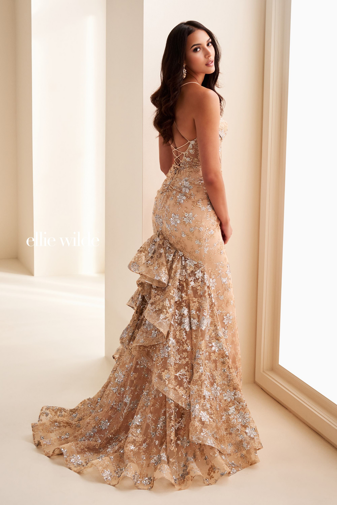 Ellie Wilde EW37051 Mermaid Evening Gown Mydressline Ellie Wilde EW37051 Mermaid Evening Gown Mydressline