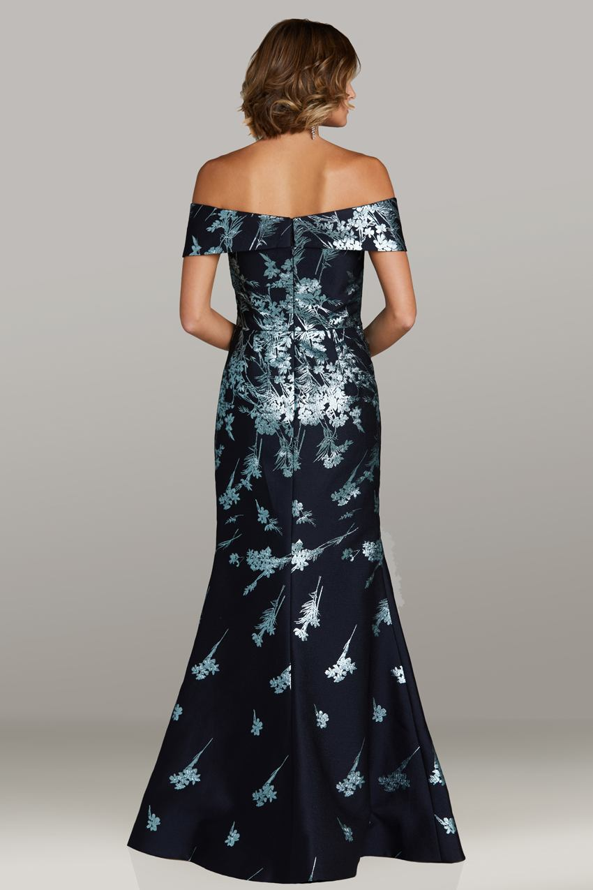 Feriani Couture 18438: Luxurious Jacquard Evening Gown – Mydressline