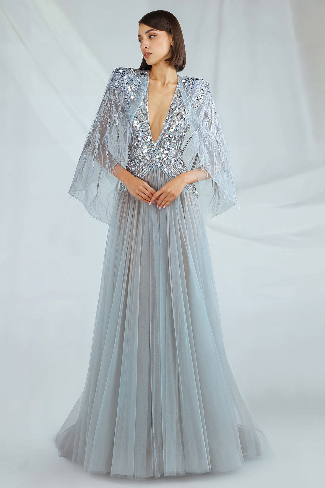 Gatti Nolli OP-7283 – A-Line Tulle Evening Gown