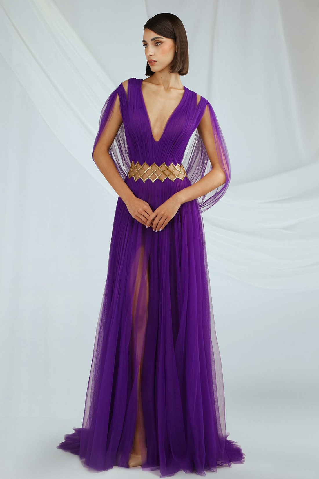Gatti Nolli OP-7286 – A-Line Tulle Evening Dress