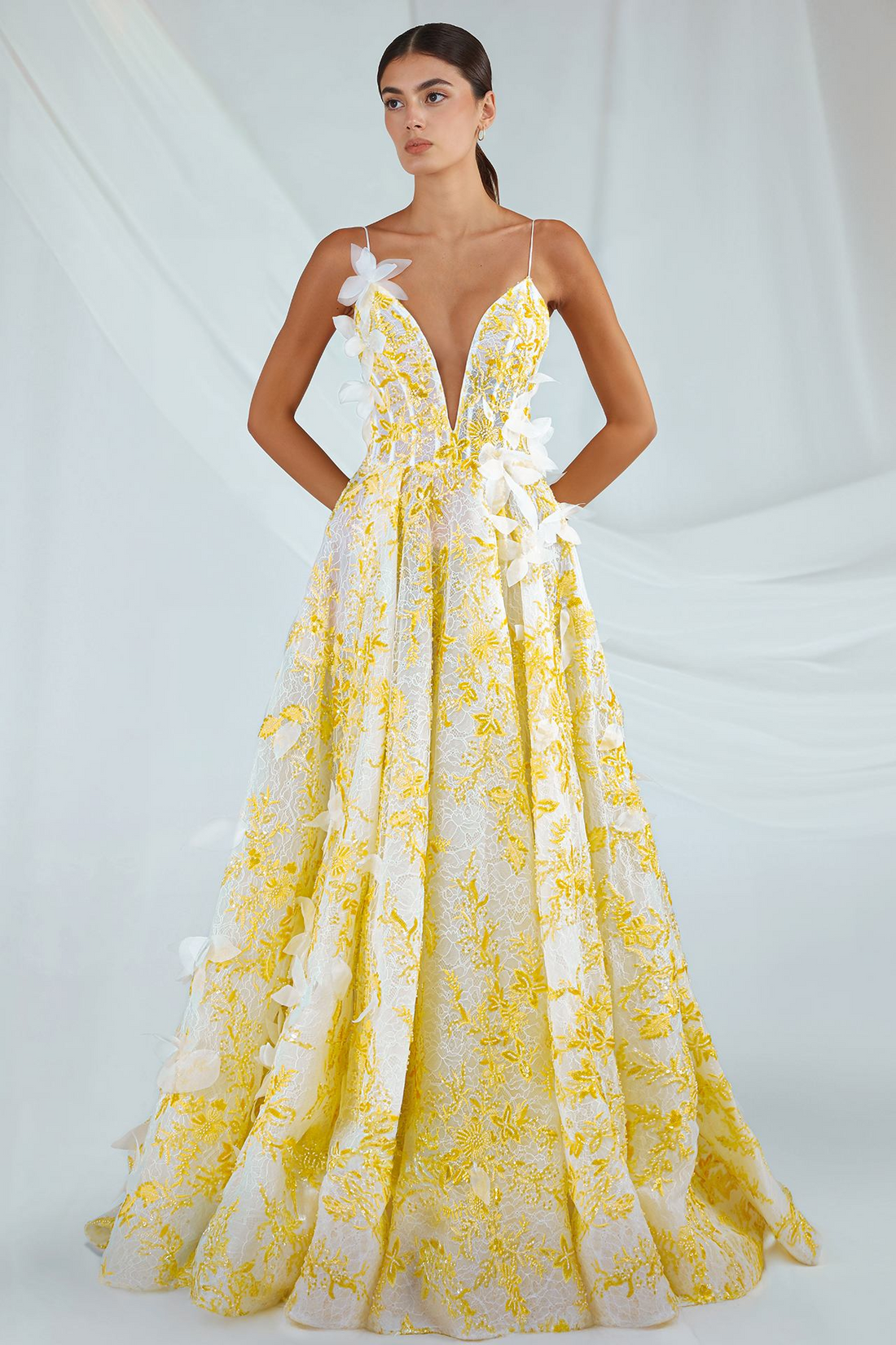 Gatti Nolli OP-7450 – Luxurious Chiffon Evening Dress